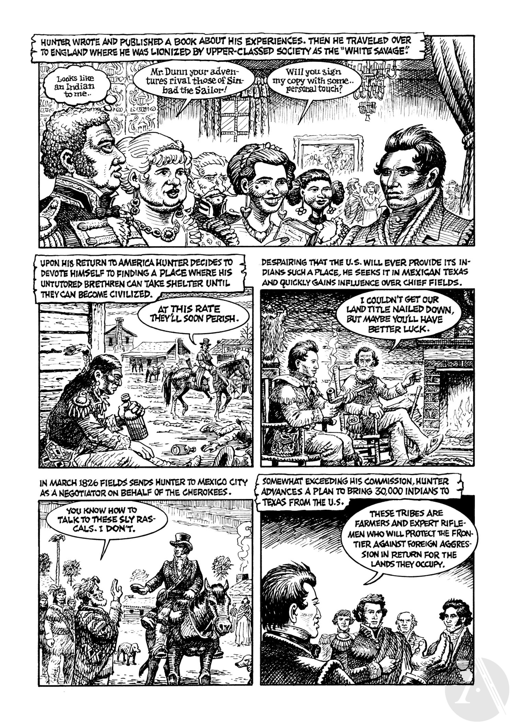 Read online Indian Lover: Sam Houston & the Cherokees comic -  Issue # TPB - 34