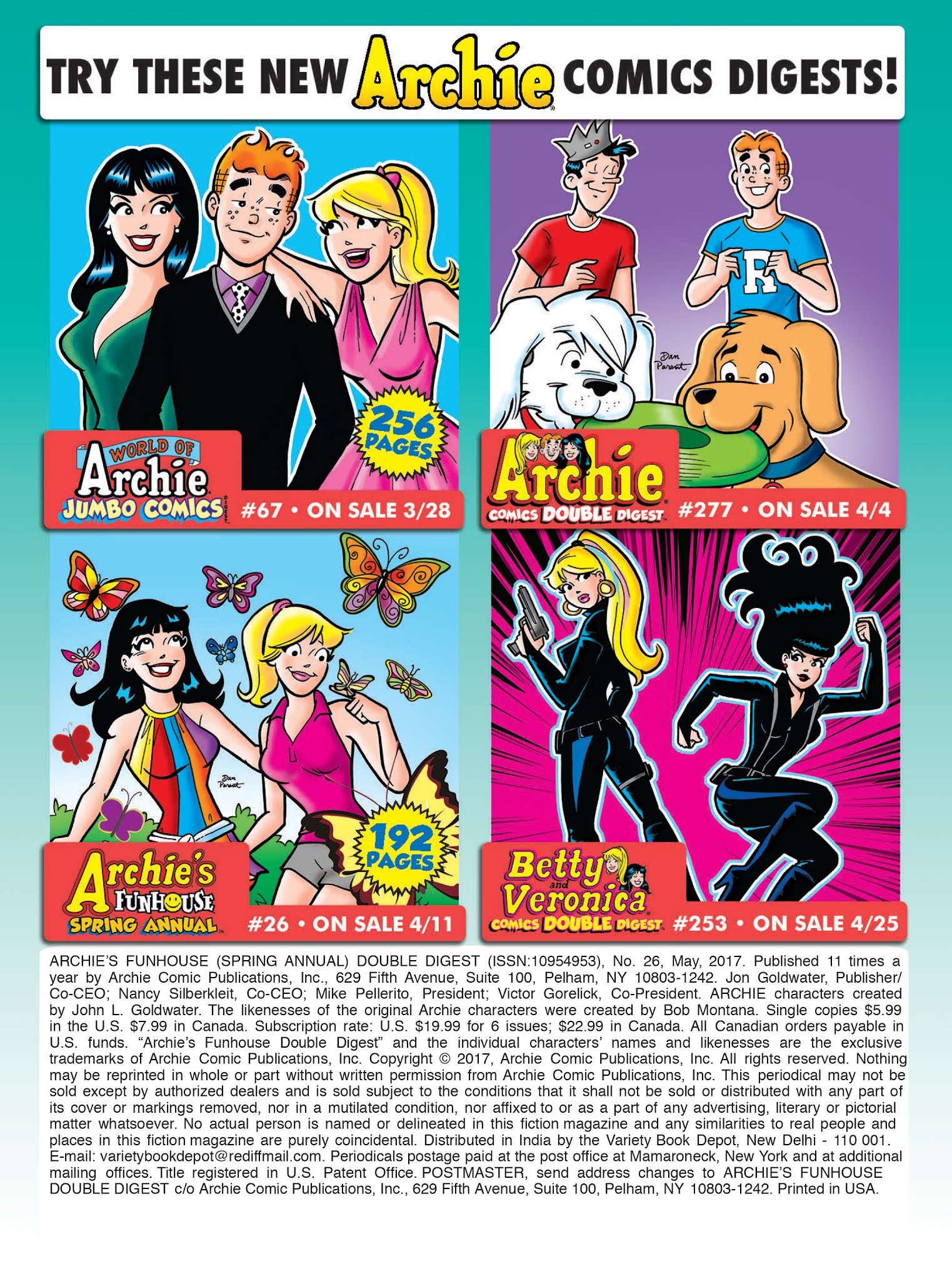 Read online Archie's Funhouse Double Digest comic -  Issue #26 - 182