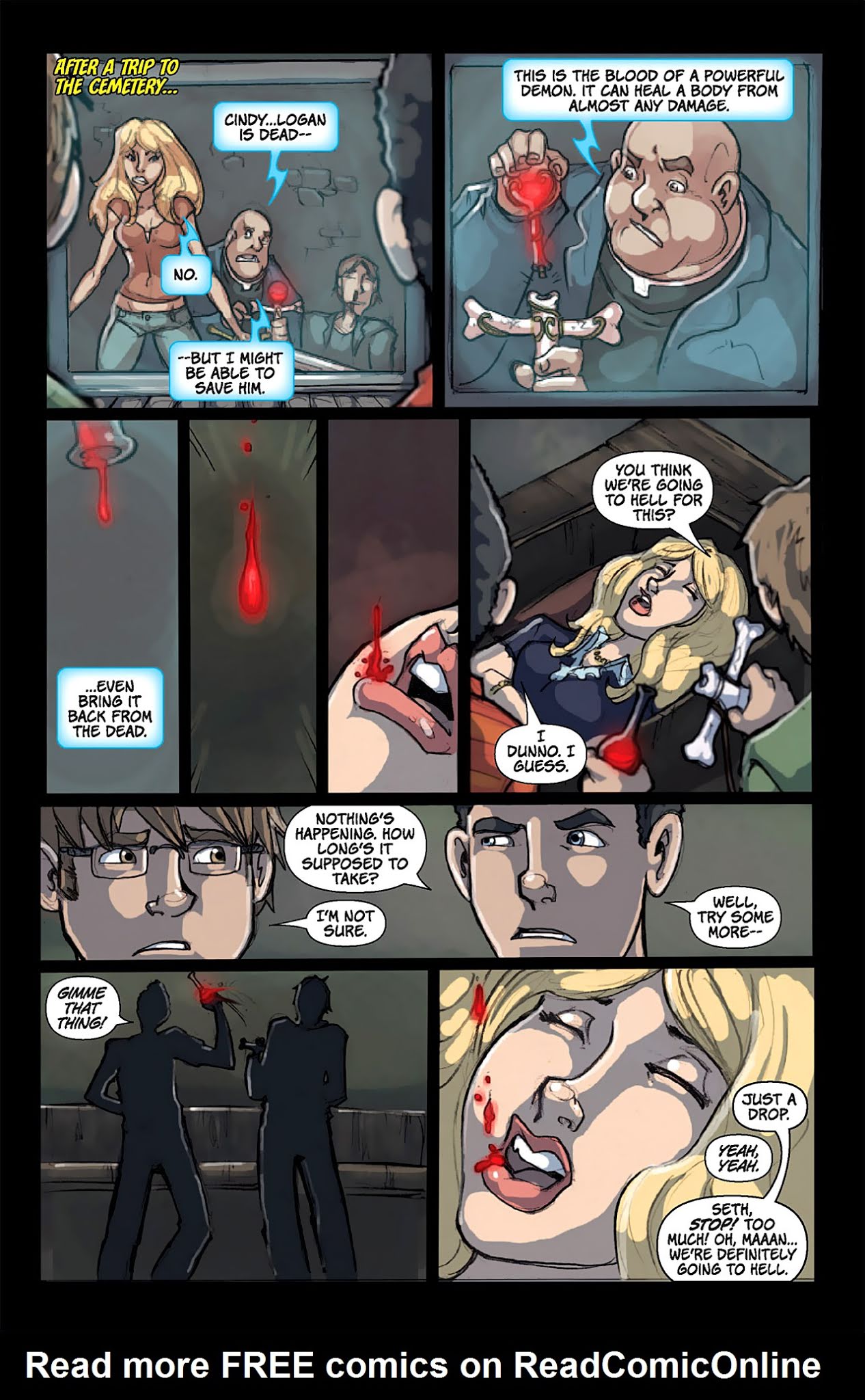 Read online Cindy the Demon Hunter comic -  Issue # TPB - 57