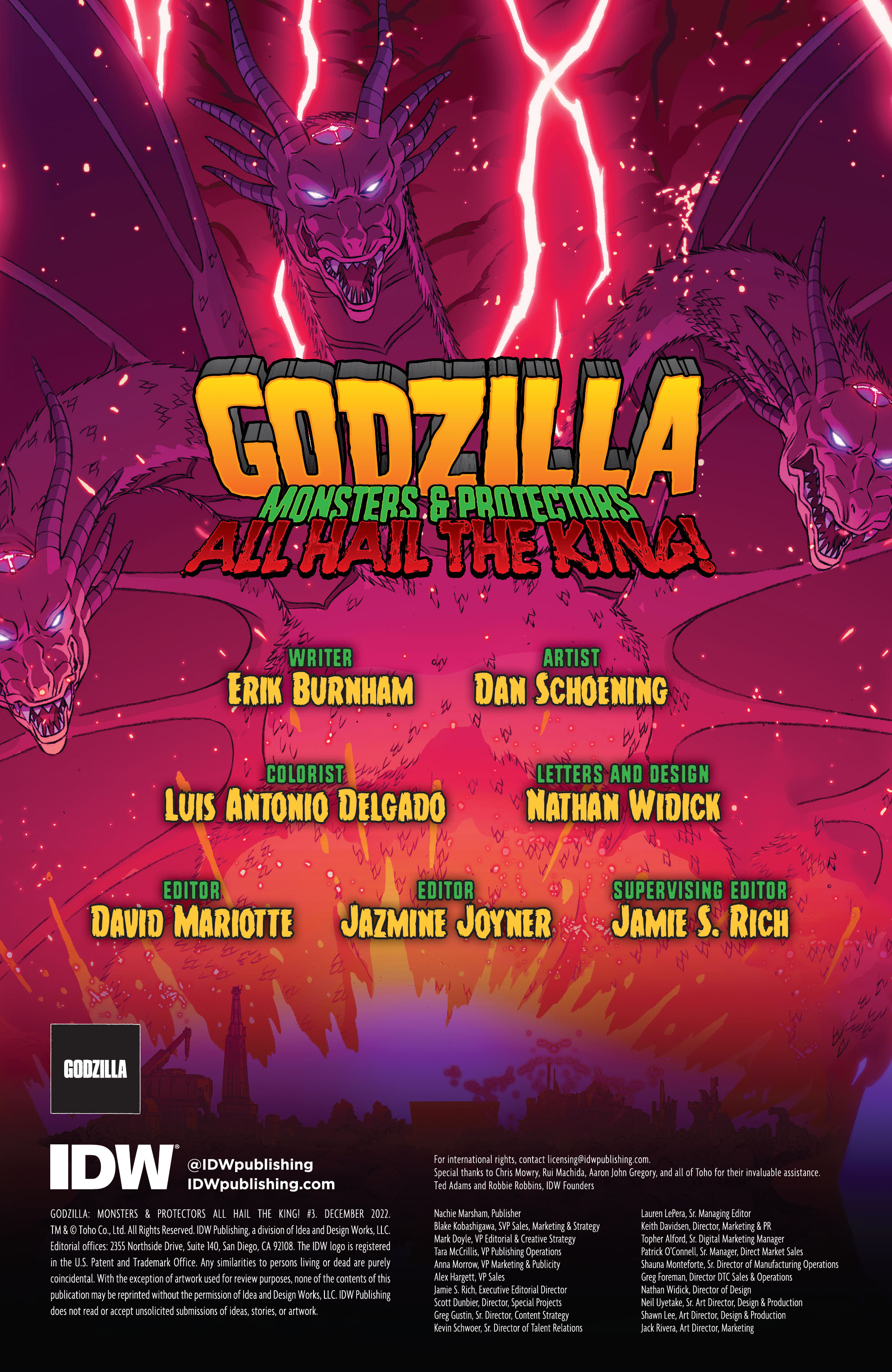 Read online Godzilla: Monsters & Protectors - All Hail the King! comic -  Issue #3 - 2