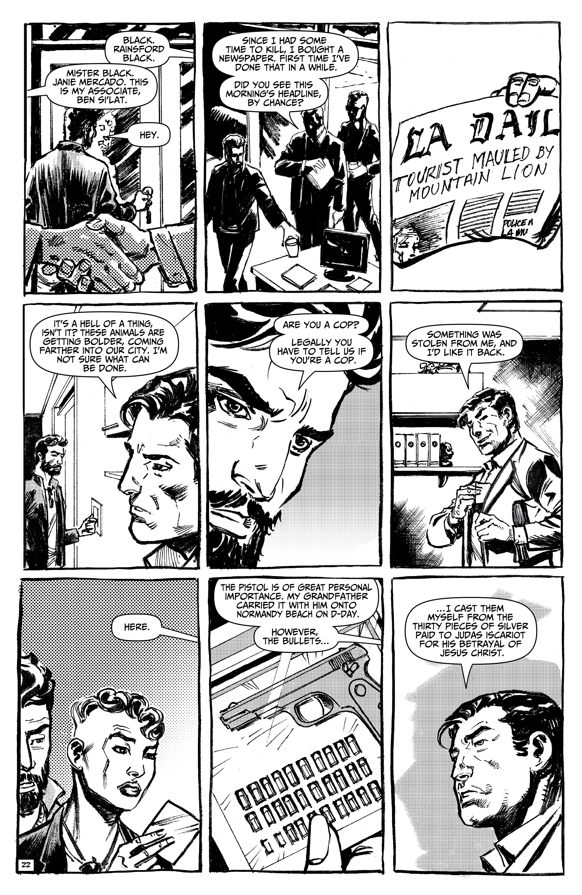 Read online Black's Myth comic -  Issue #1 - 24