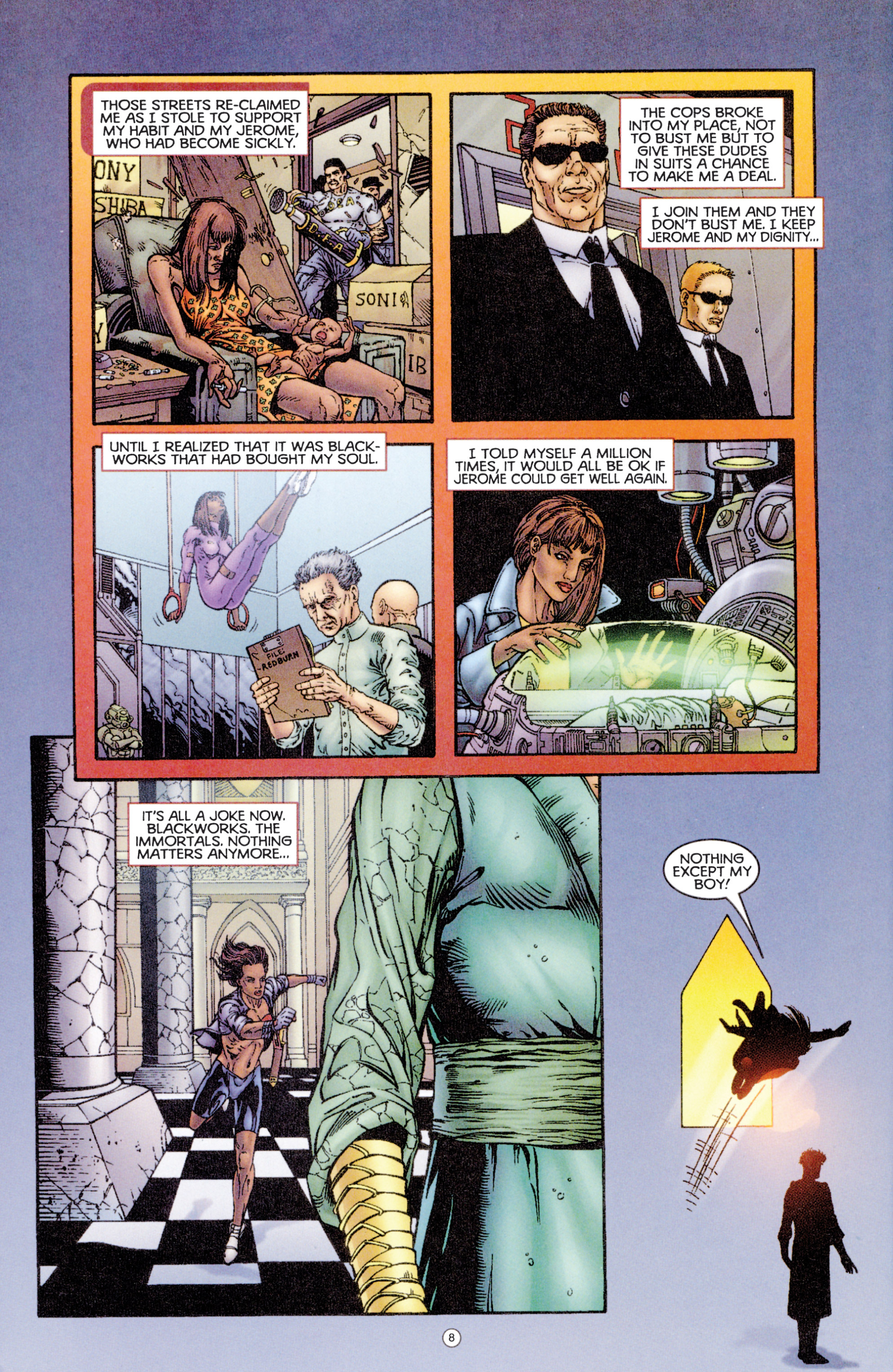 Read online Eternal Warriors comic -  Issue # Issue Blackworks - 8