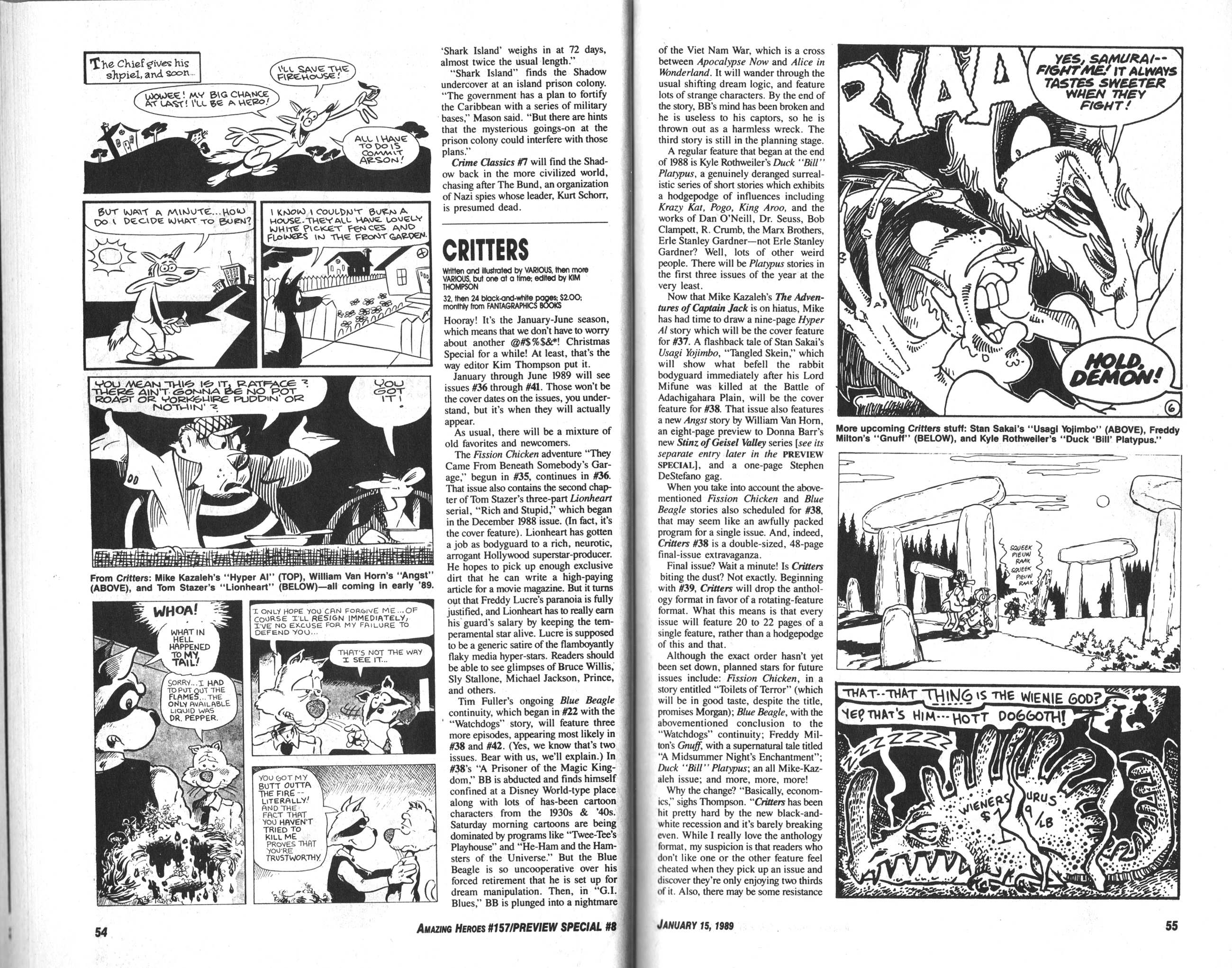 Read online Amazing Heroes comic -  Issue #157 - 29