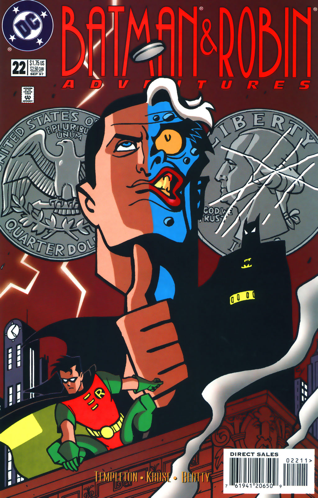 Read online The Batman and Robin Adventures comic -  Issue #22 - 1