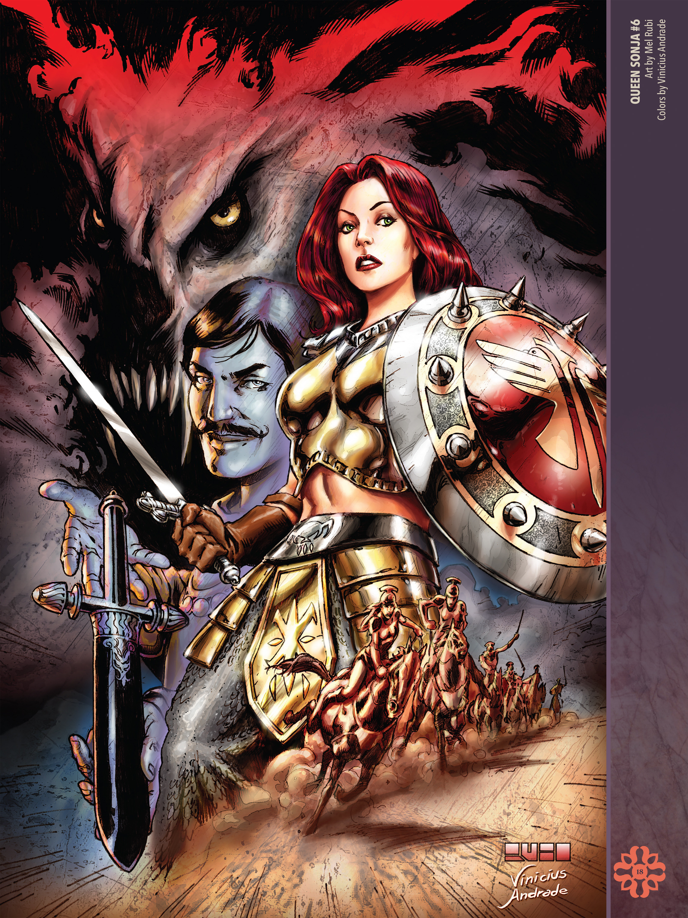 Read online The Art of Red Sonja comic -  Issue # TPB 2 (Part 1) - 18