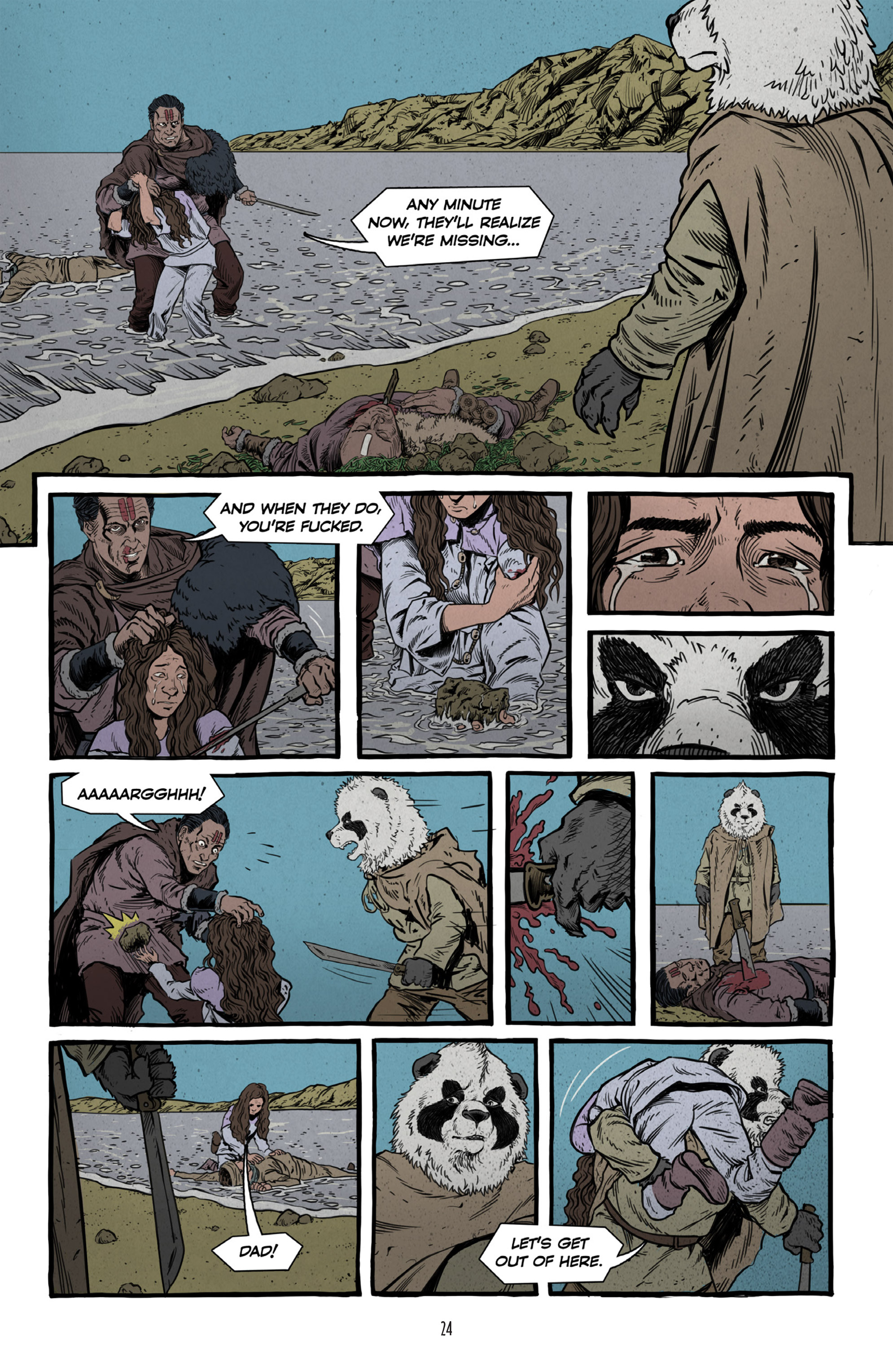 Read online Wastelander Panda comic -  Issue # TPB - 27