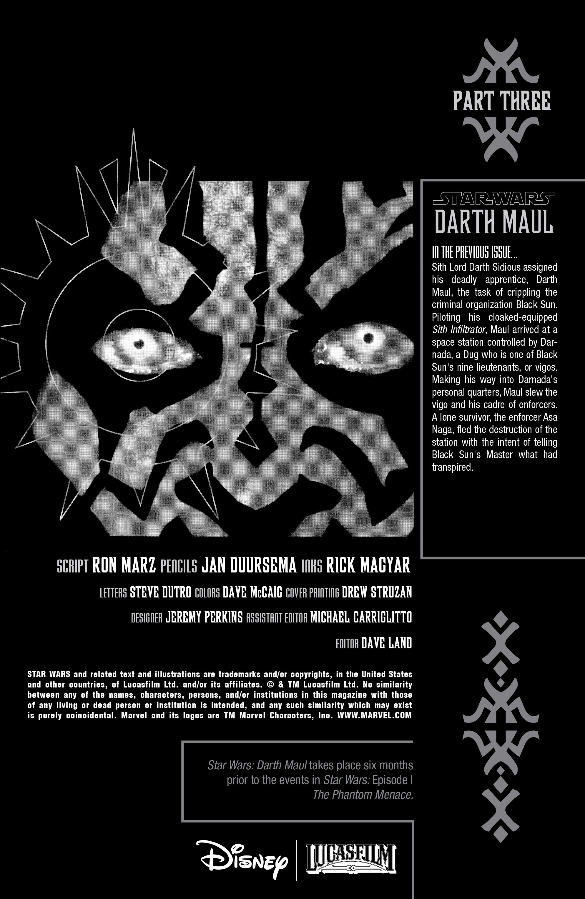 Read online Star Wars: Darth Maul comic -  Issue #3 - 2