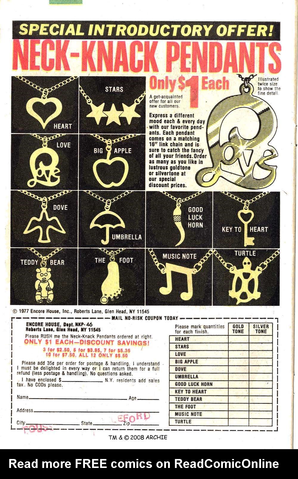 Read online Jughead (1965) comic -  Issue #294 - 34