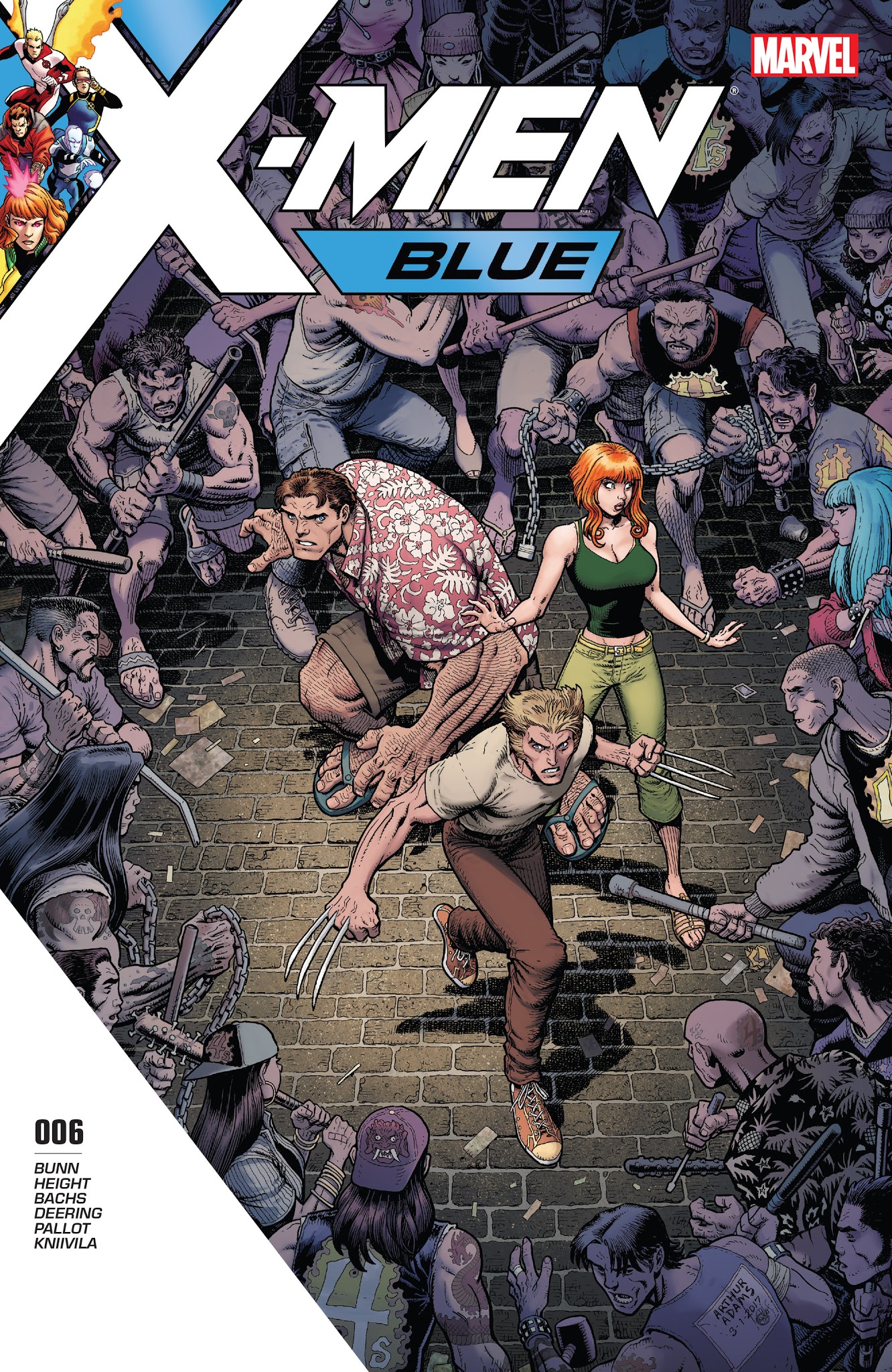 Read online X-Men: Blue comic -  Issue #6 - 1