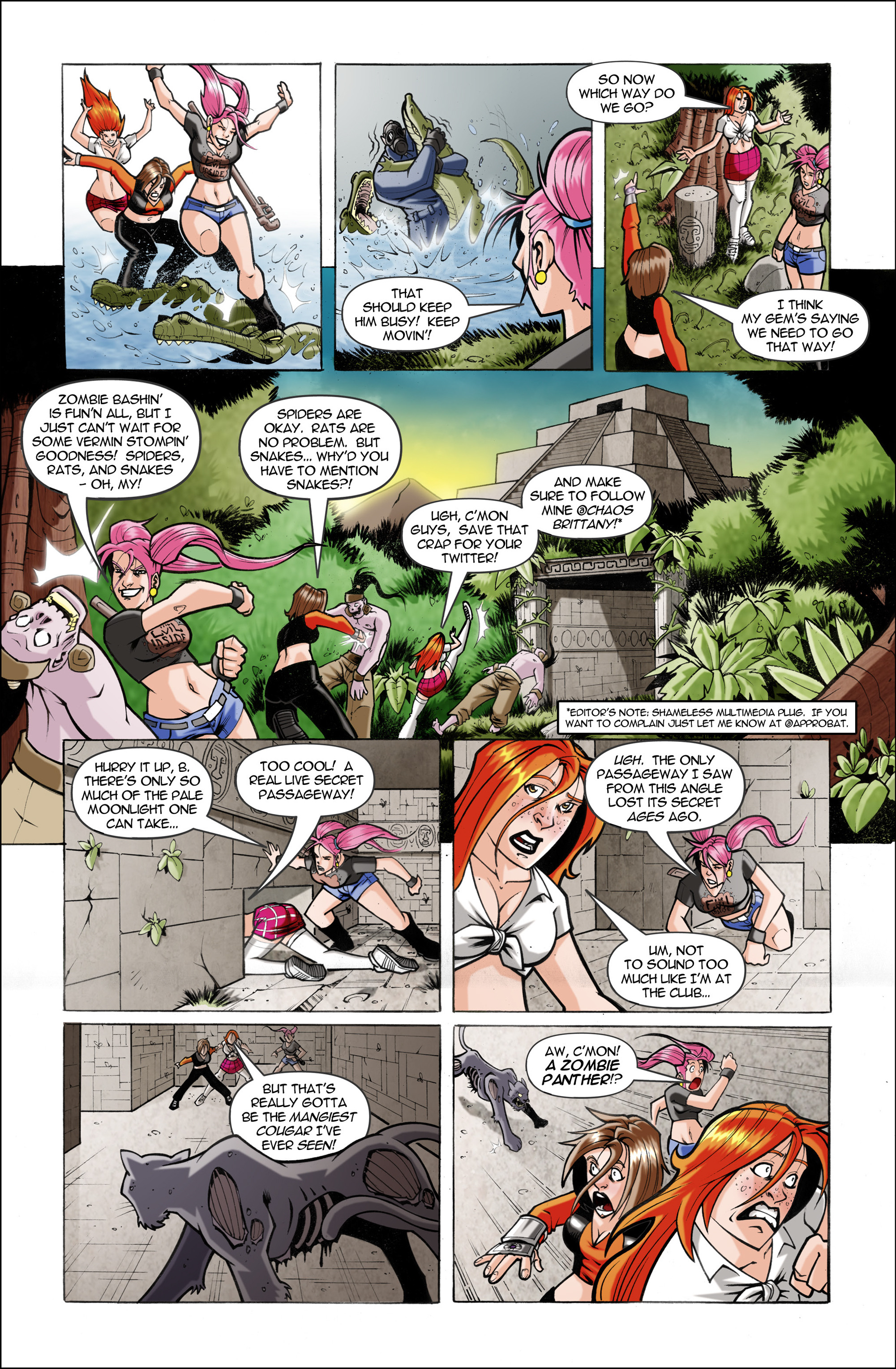 Read online Chaos Campus: Sorority Girls Vs. Zombies comic -  Issue #9 - 16