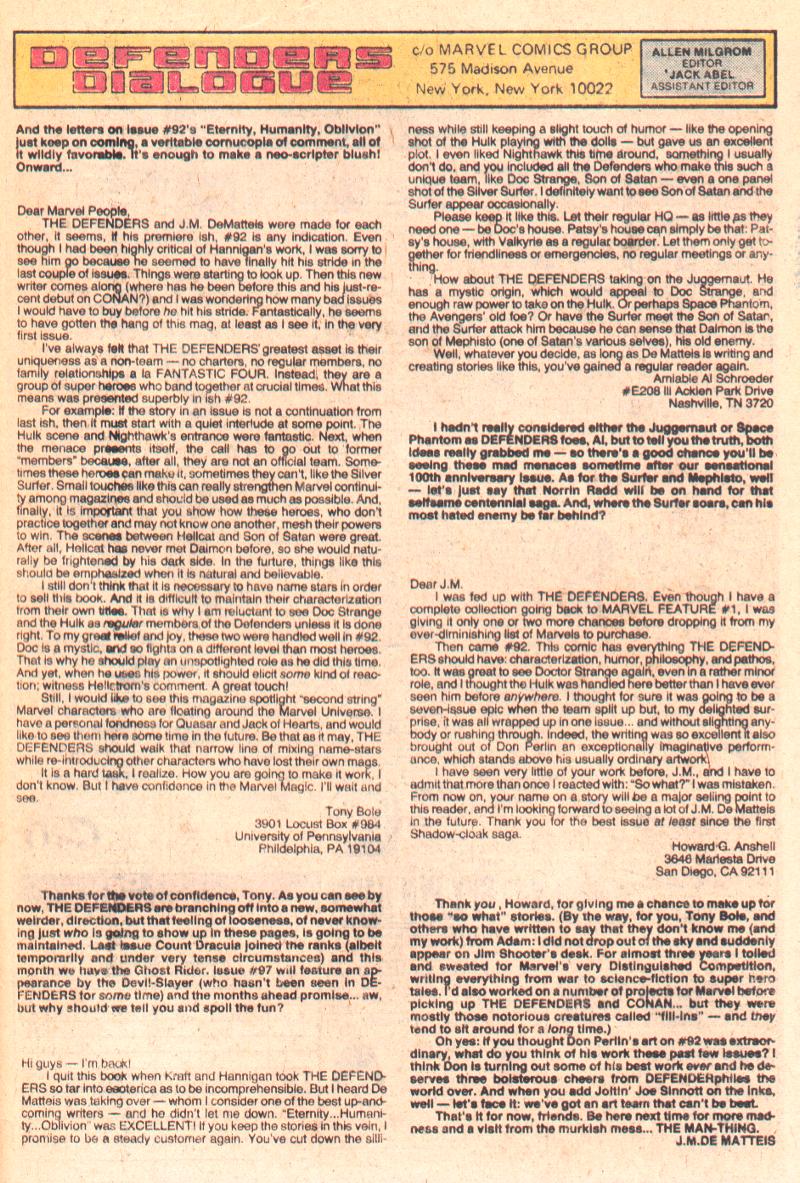 Read online The Defenders (1972) comic -  Issue #96 - 24