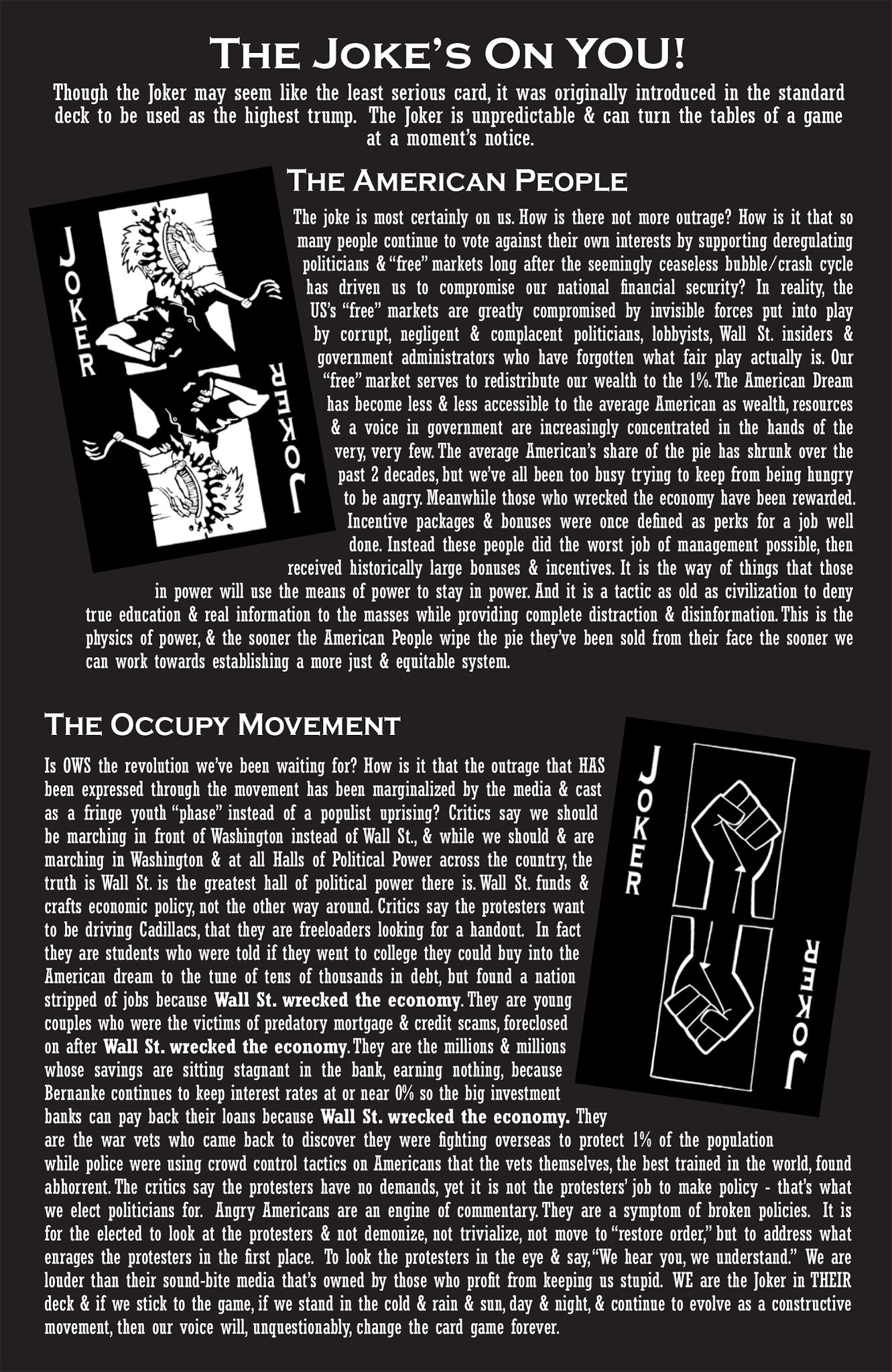 Read online Occupy Comics comic -  Issue #3 - 23