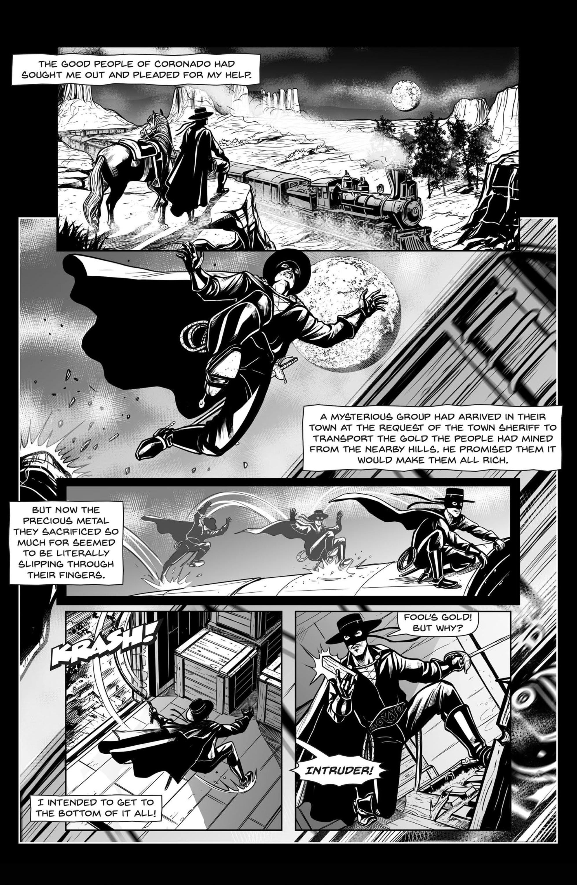Read online Zorro Black & White Noir comic -  Issue # Full - 13