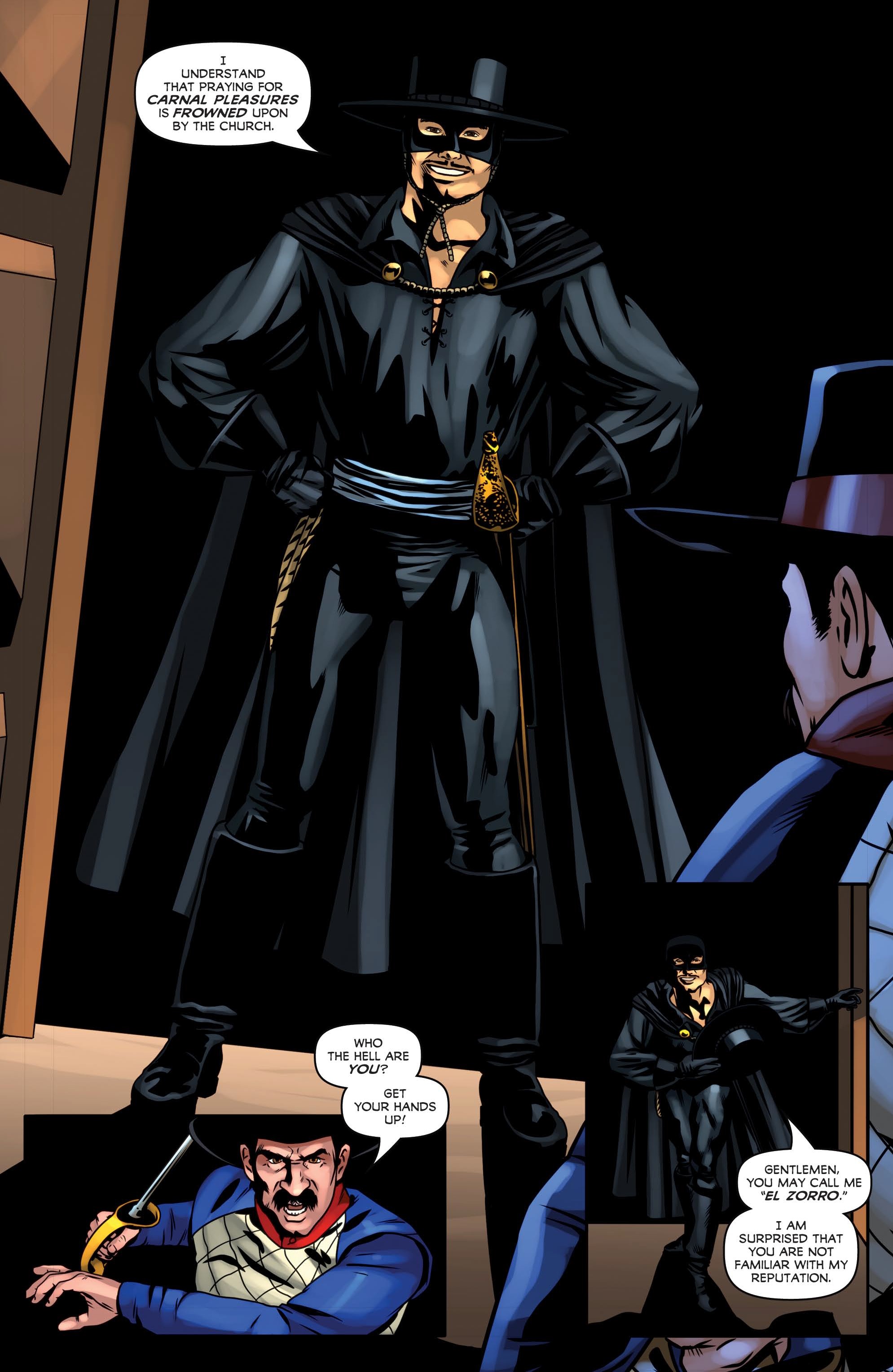 Read online Zorro: Sacrilege comic -  Issue #2 - 16
