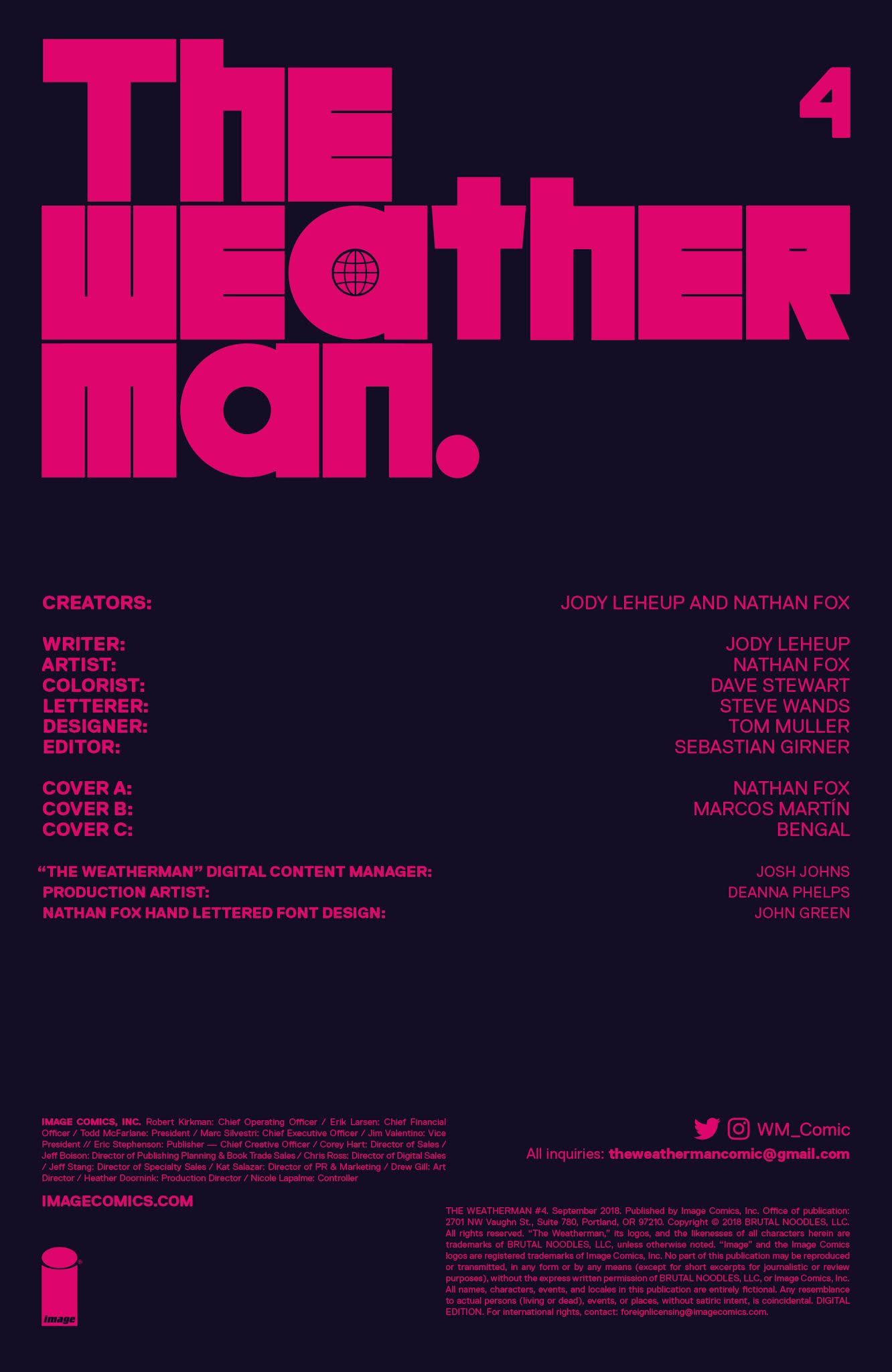 Read online The Weatherman comic -  Issue #4 - 2