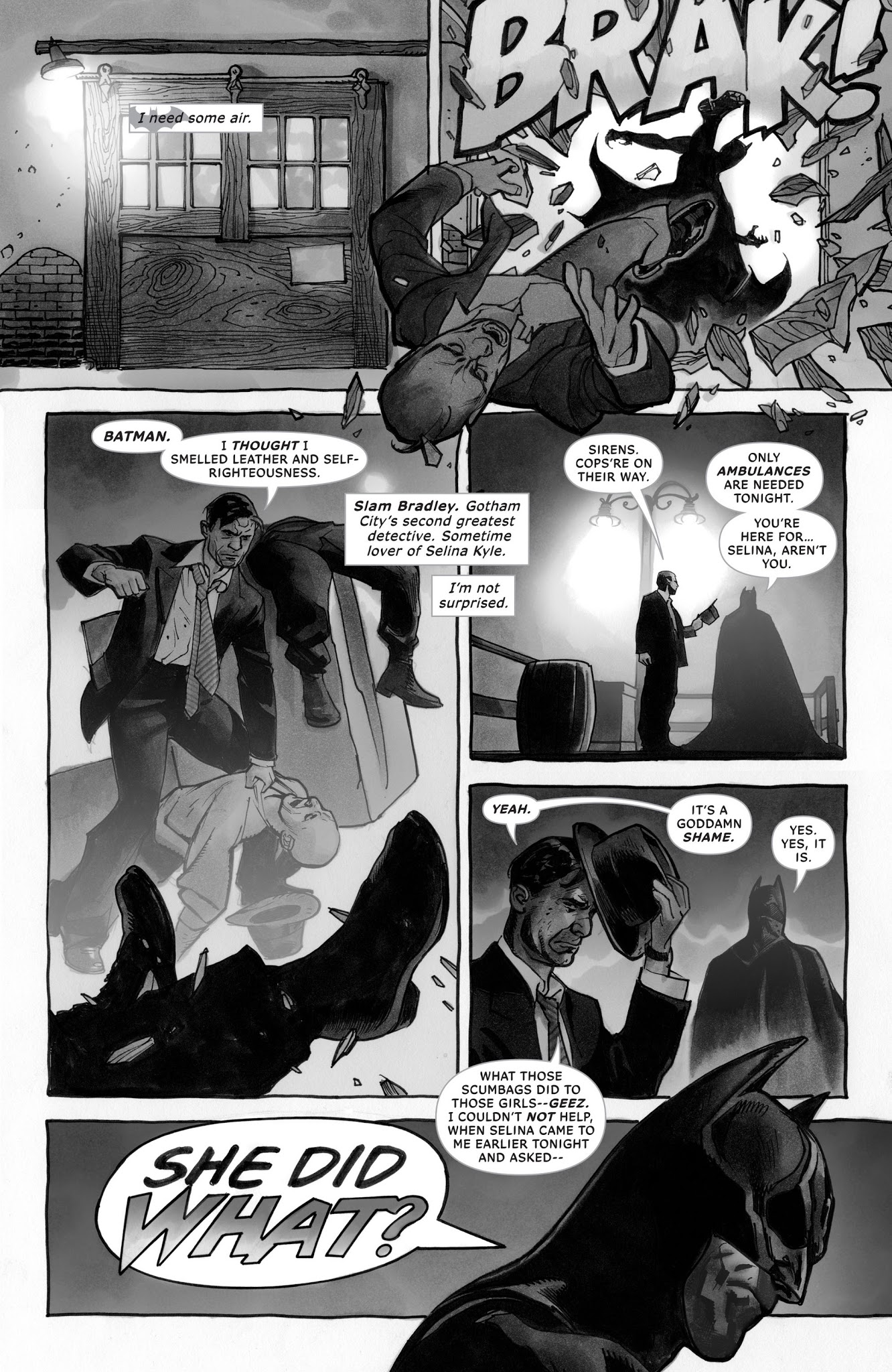 Read online Batman Black and White (2013) comic -  Issue #6 - 35