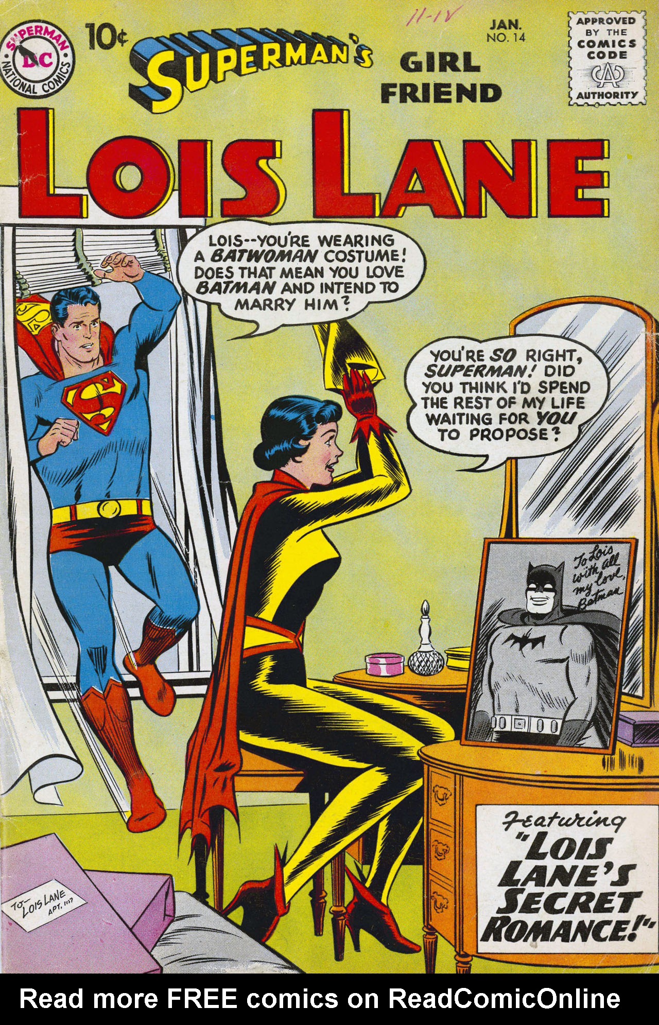 Read online Superman's Girl Friend, Lois Lane comic -  Issue #14 - 1