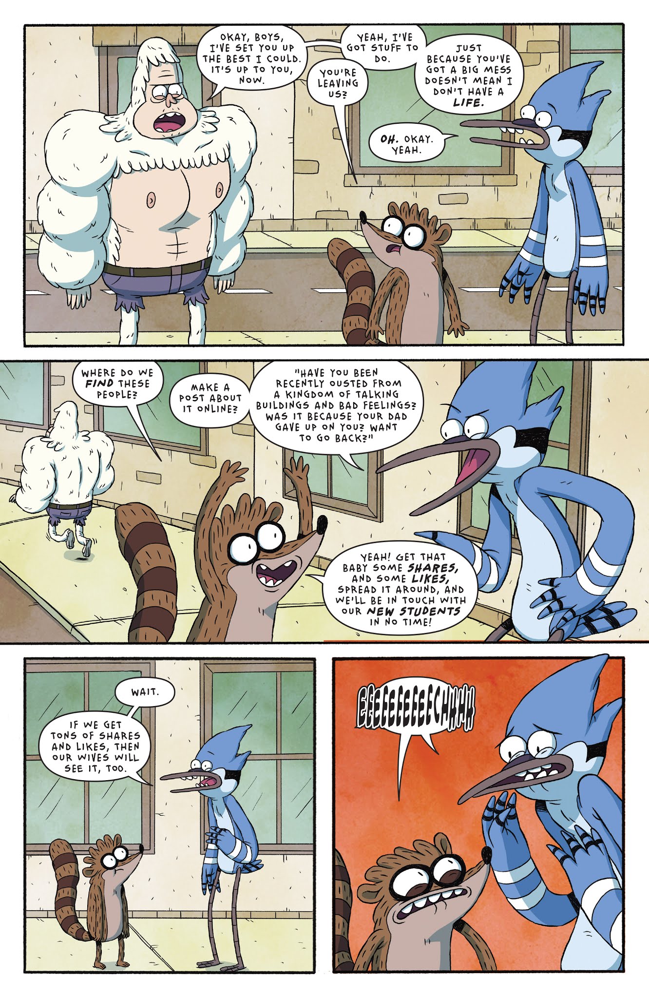Read online Regular Show: 25 Years Later comic -  Issue #3 - 8