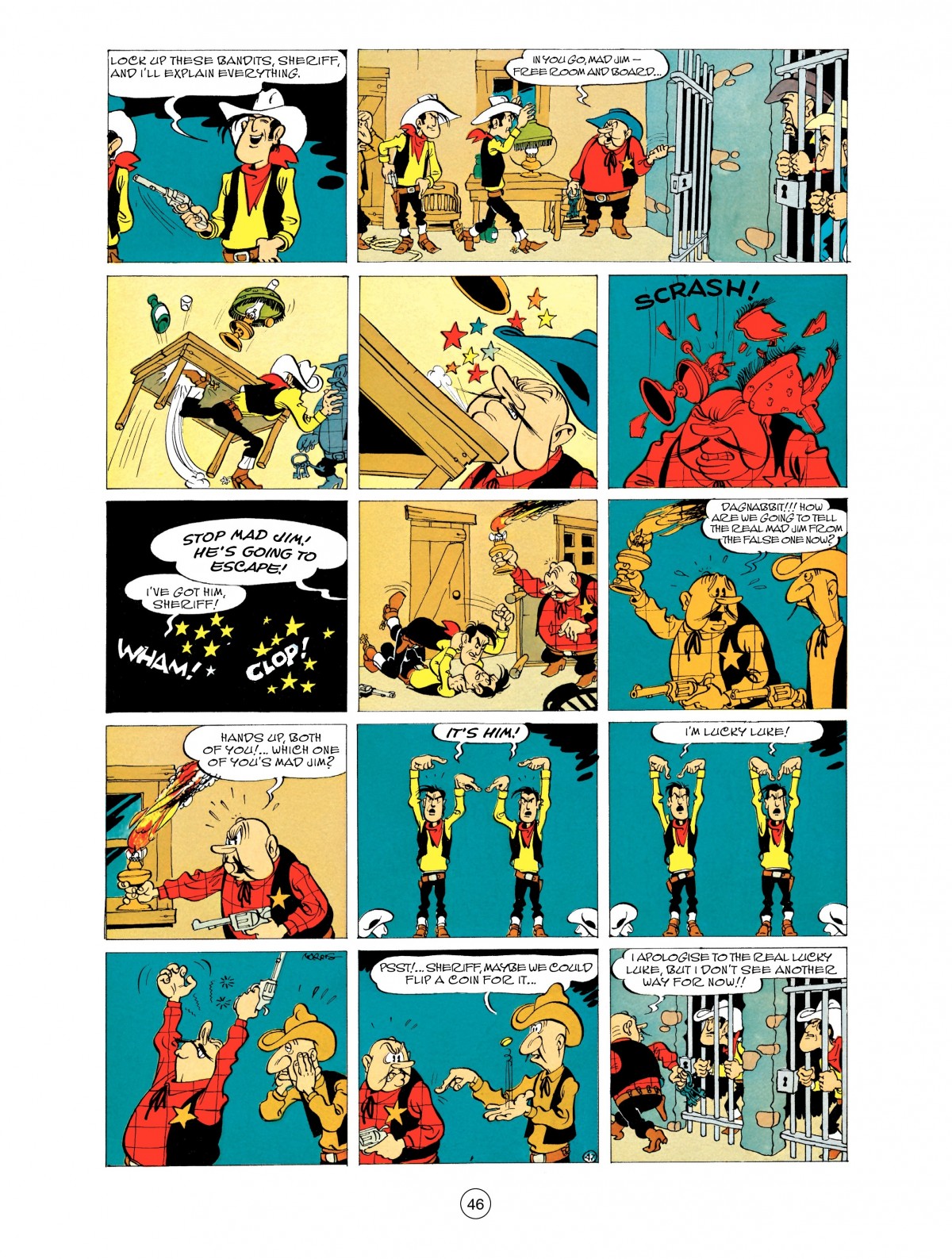 Read online A Lucky Luke Adventure comic -  Issue #48 - 46