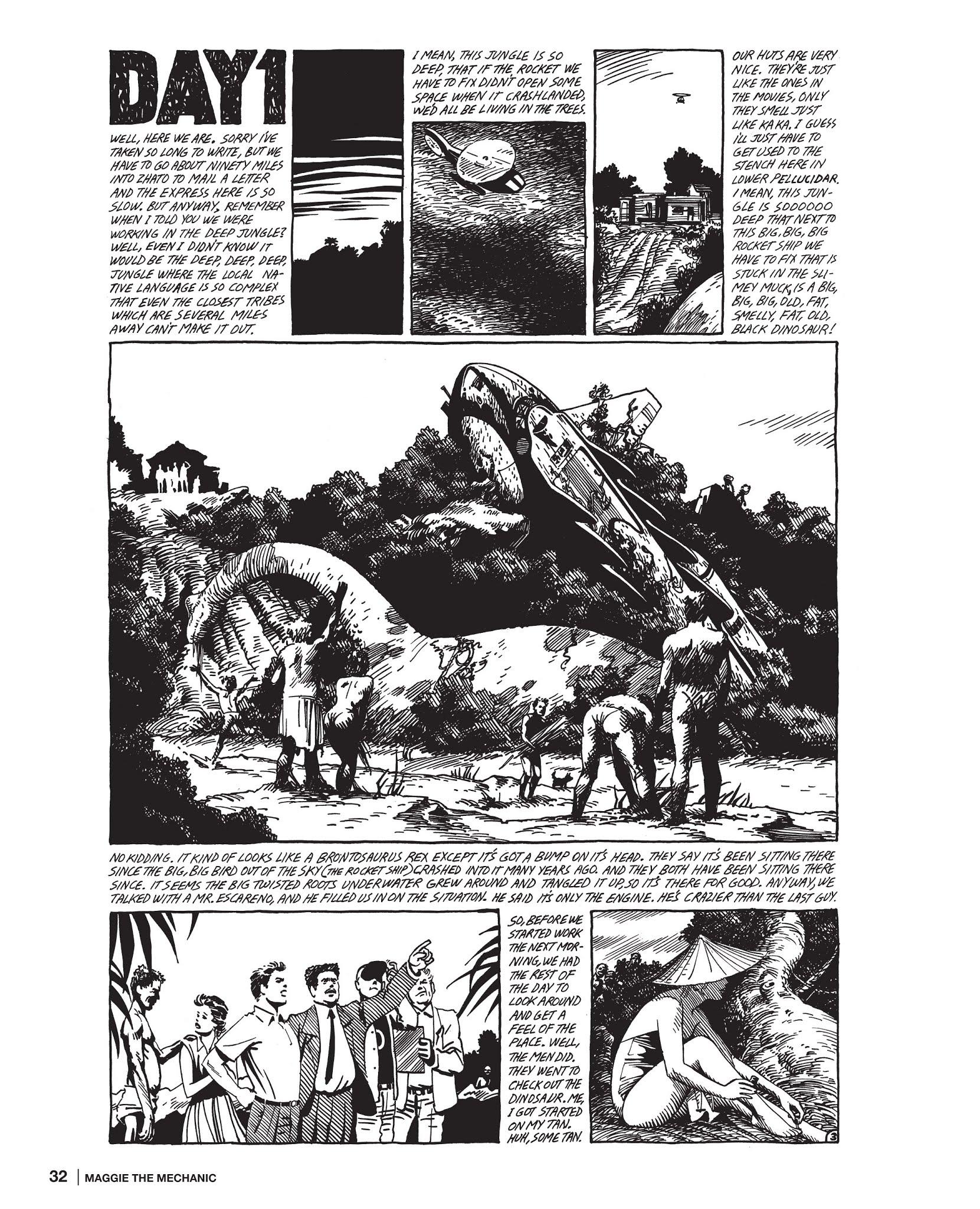 Read online Maggie the Mechanic: The Love & Rockets Library - Locas comic -  Issue # TPB (Part 1) - 32