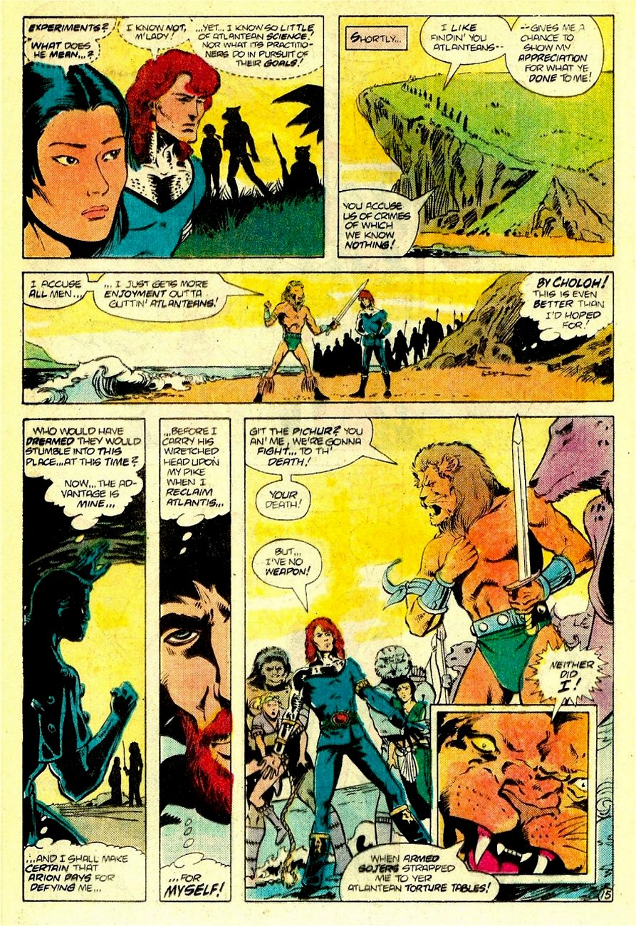 Read online Arion, Lord of Atlantis comic -  Issue #16 - 16