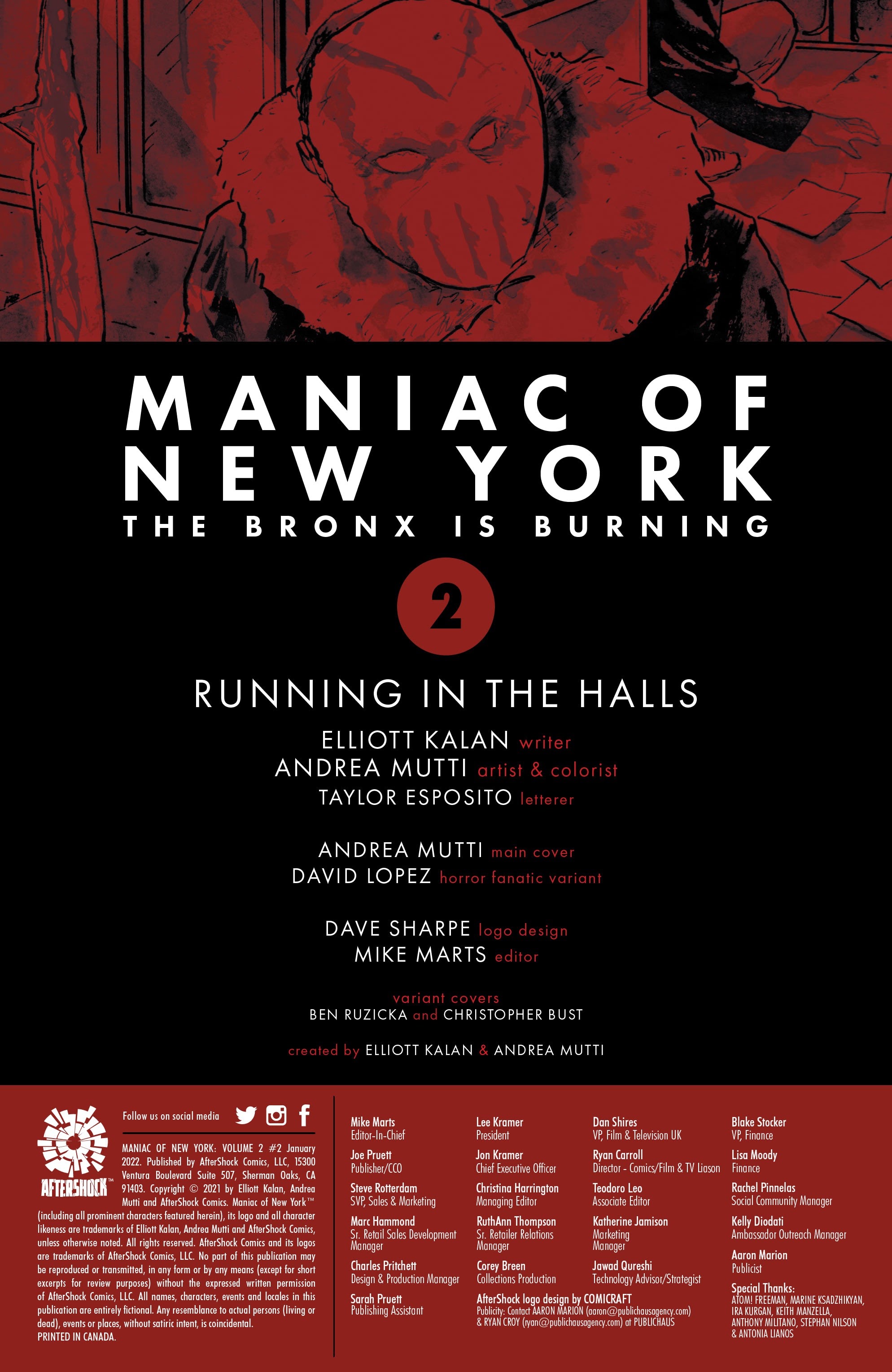 Read online Maniac of New York: The Bronx is Burning comic -  Issue #2 - 2
