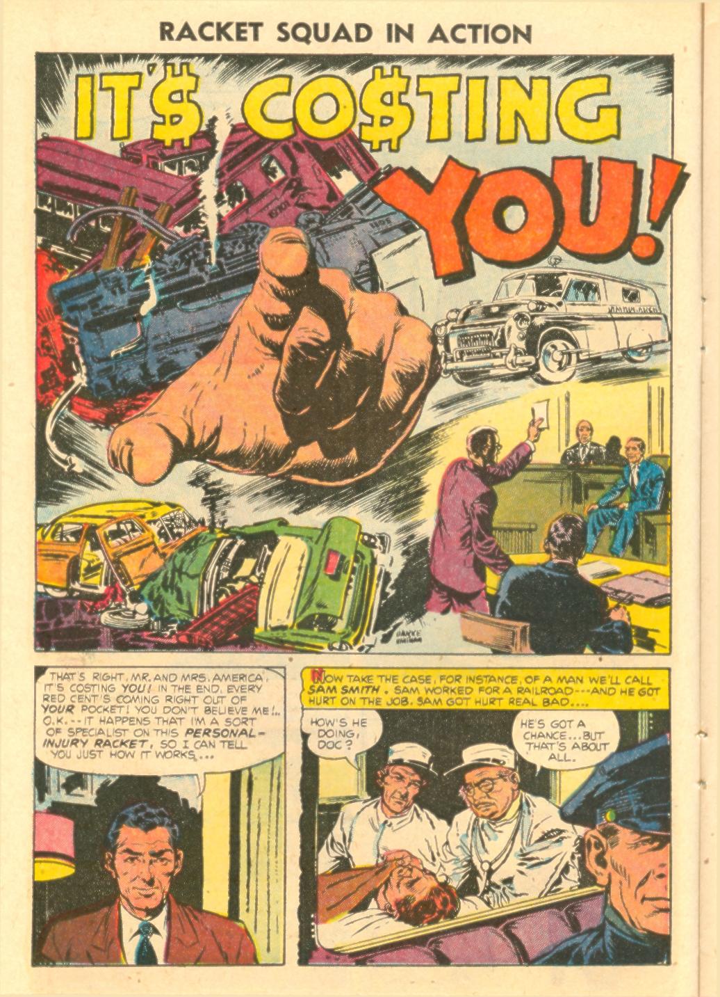 Read online Racket Squad in Action comic -  Issue #17 - 14
