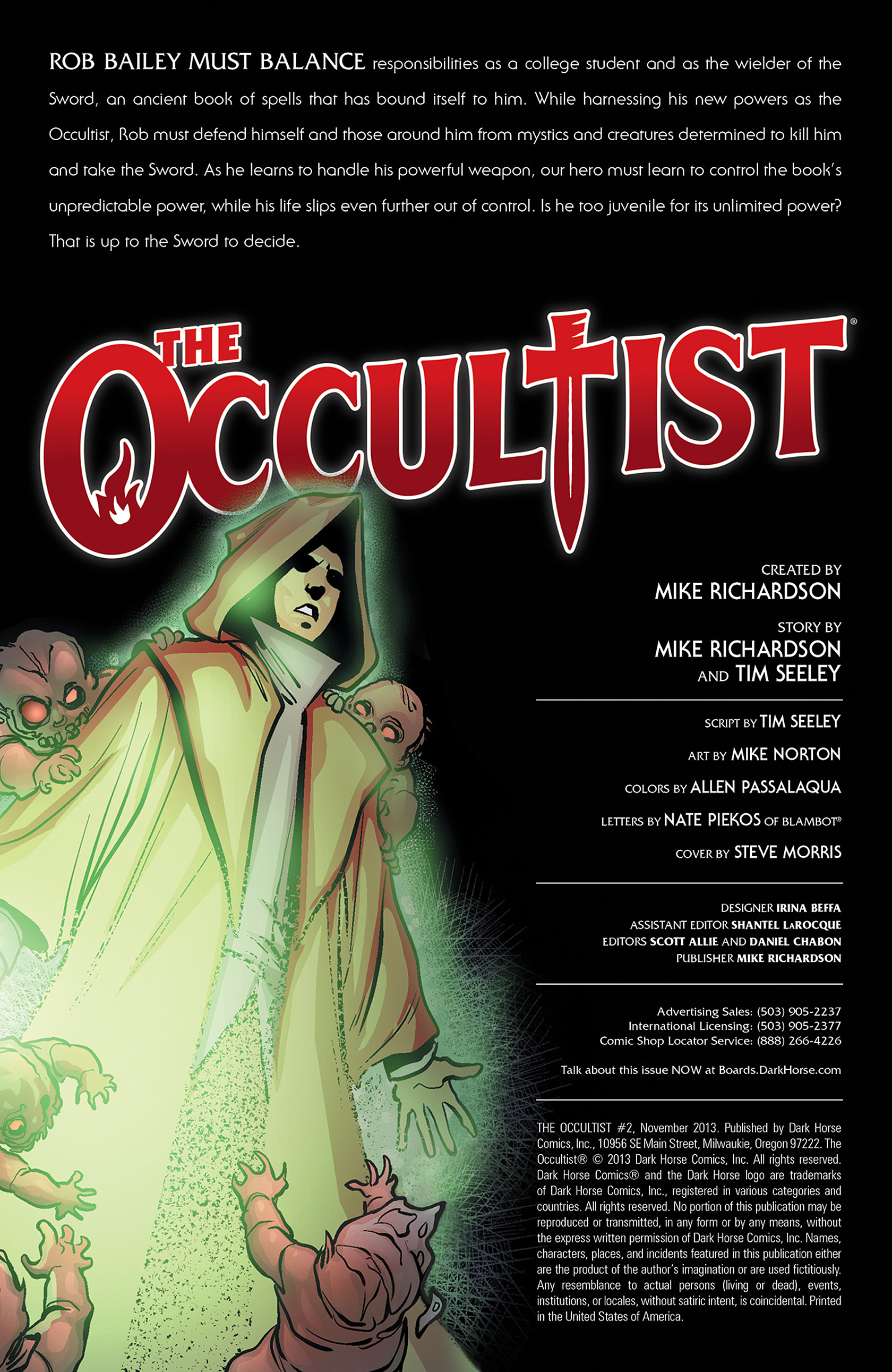 Read online The Occultist comic -  Issue #2 - 2