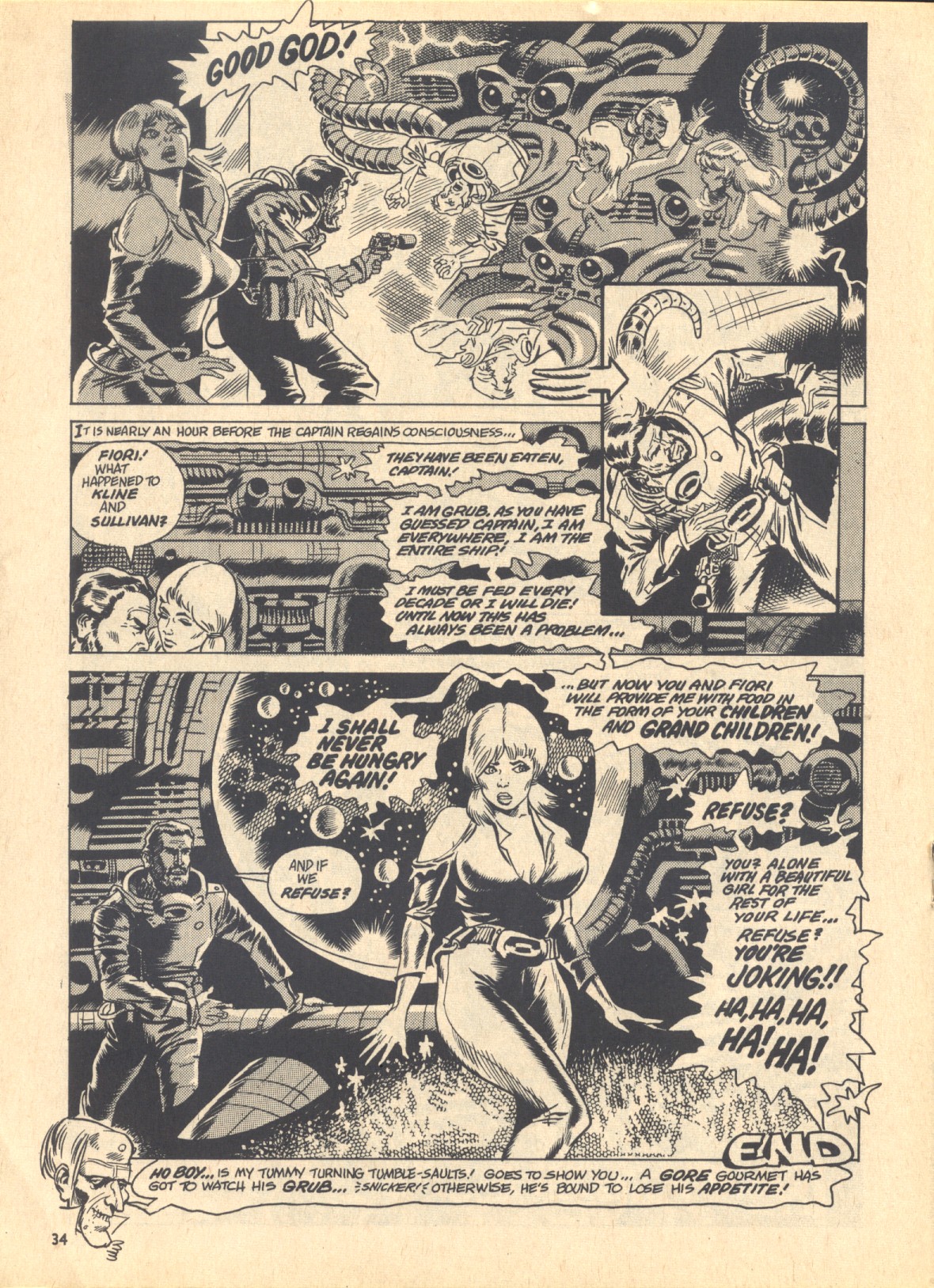 Read online Creepy (1964) comic -  Issue #28 - 34