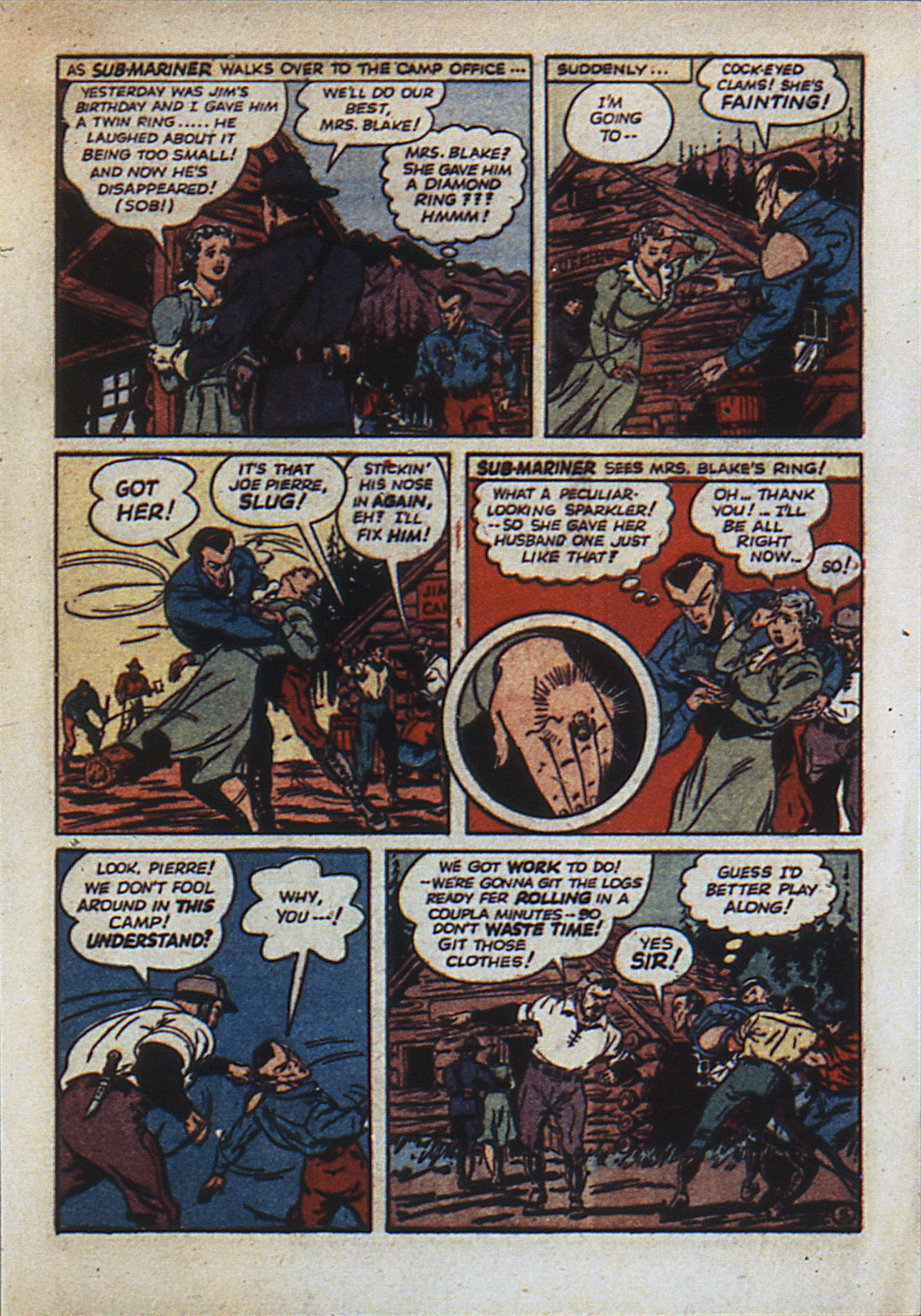 Read online Sub-Mariner Comics comic -  Issue #6 - 8