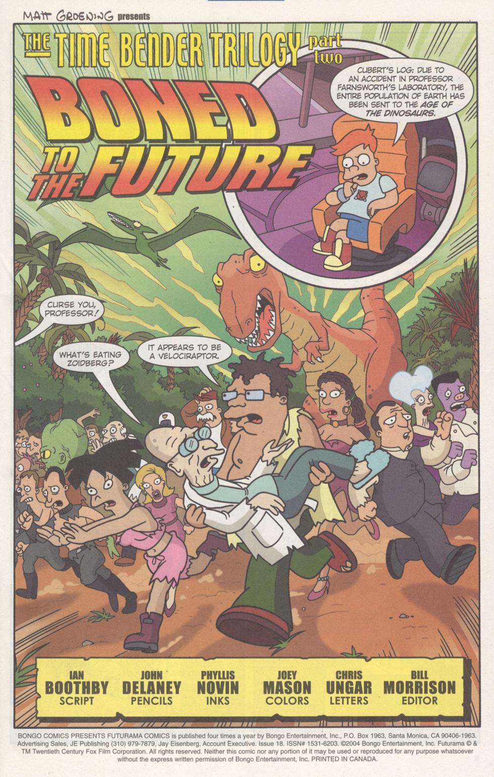 Read online Futurama Comics comic -  Issue #18 - 2