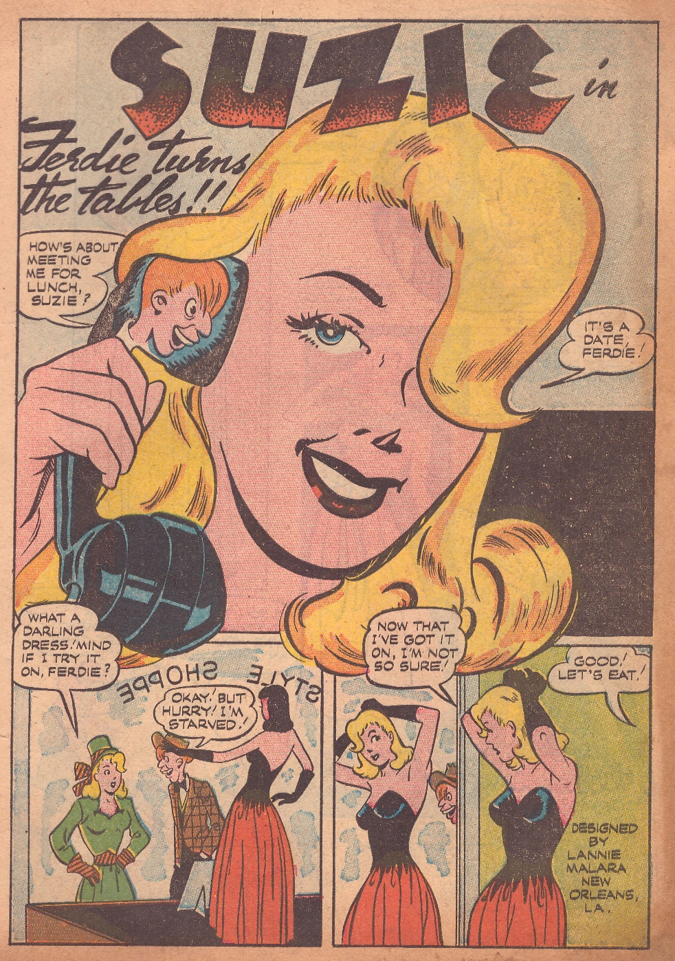 Read online Suzie Comics comic -  Issue #64 - 3
