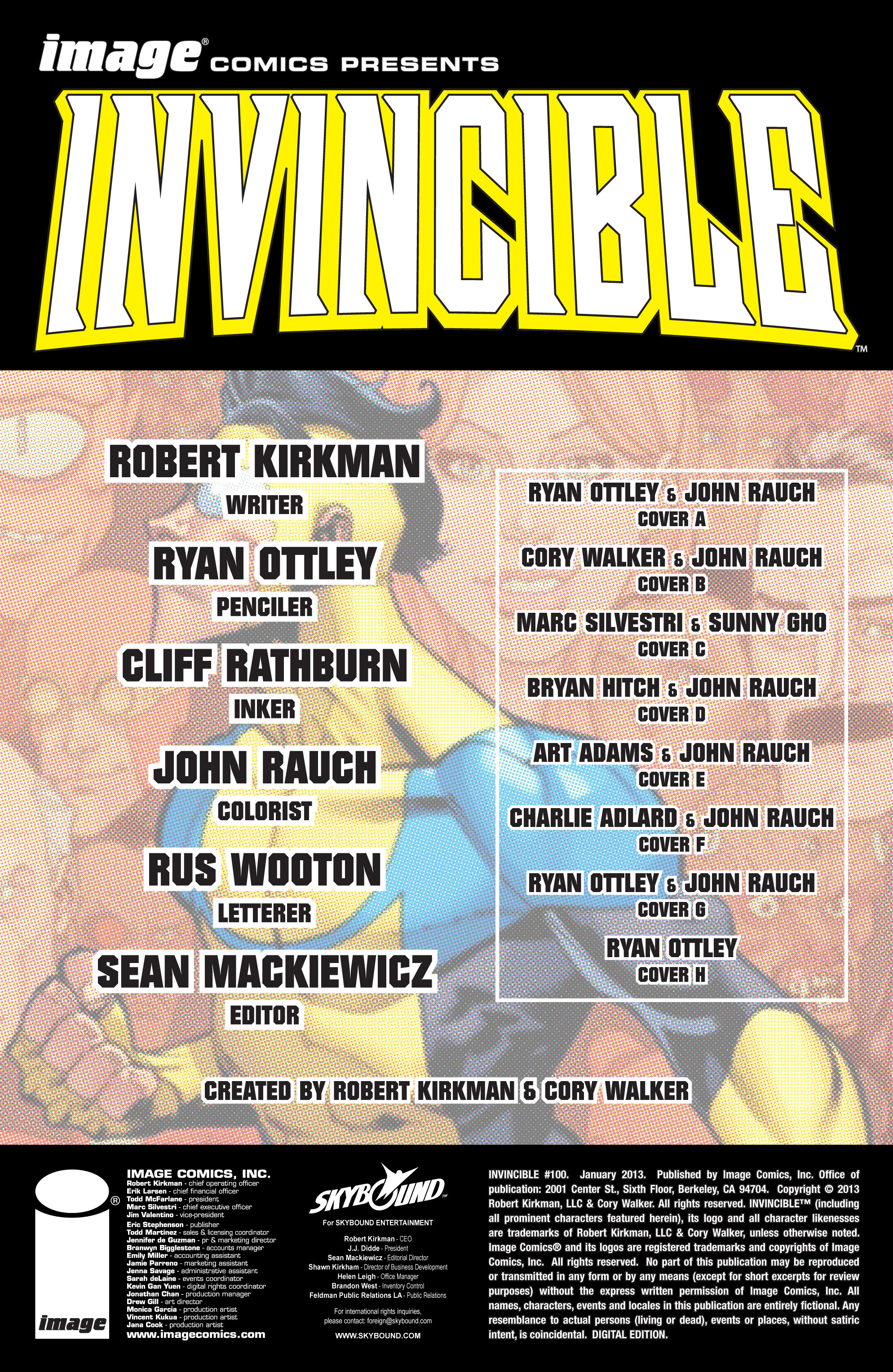 Read online Invincible comic -  Issue #100 - 2
