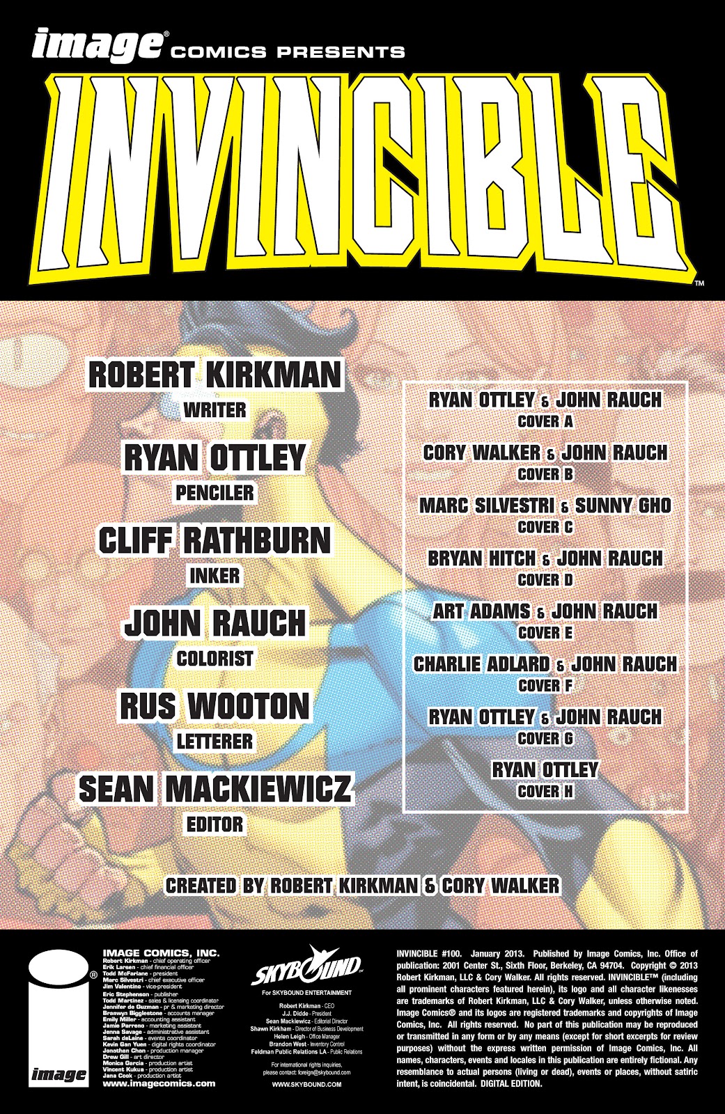 Invincible (2003) issue 100 - Page 2