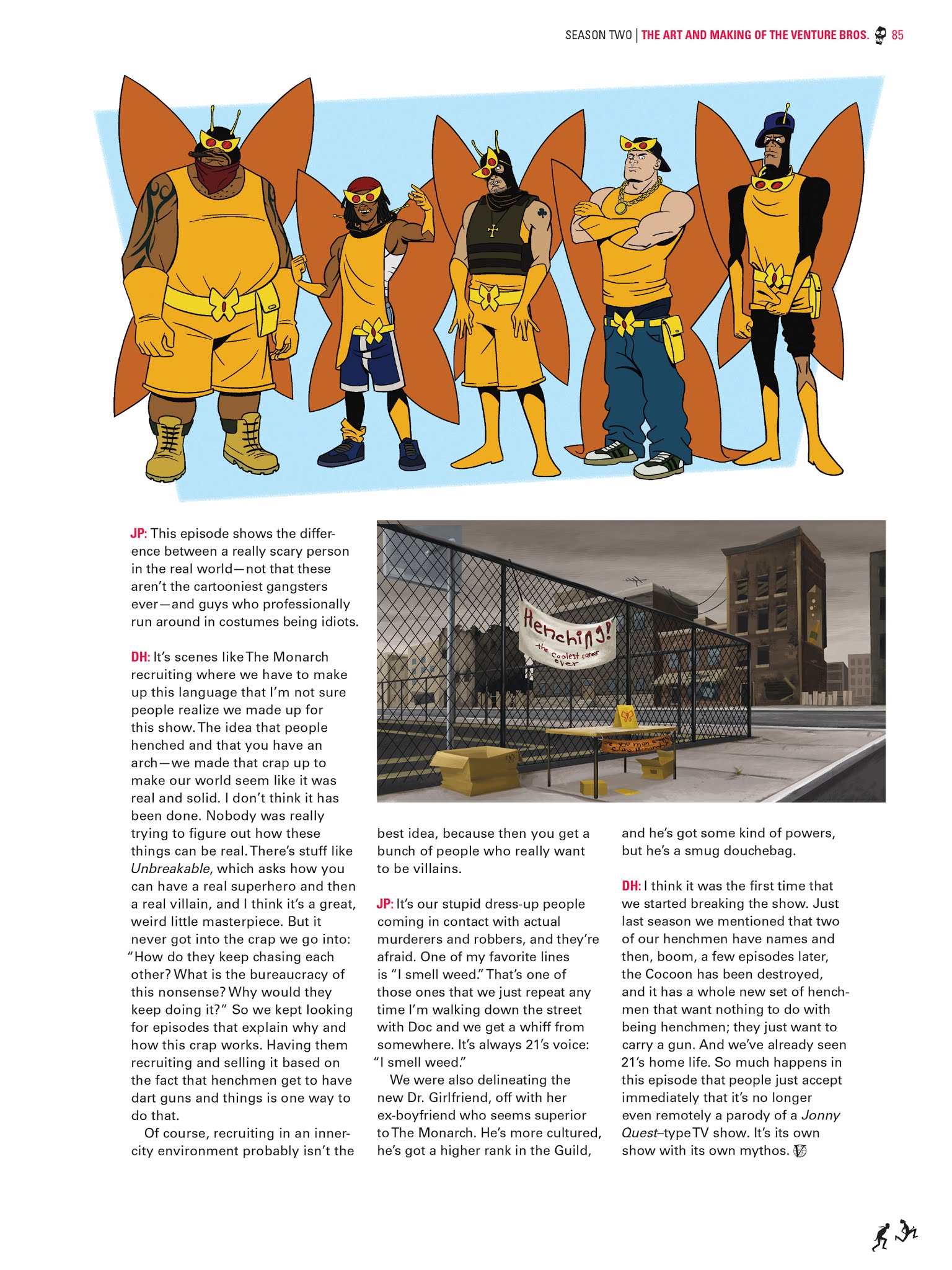 Read online Go Team Venture!: The Art and Making of The Venture Bros. comic -  Issue # TPB (Part 1) - 85