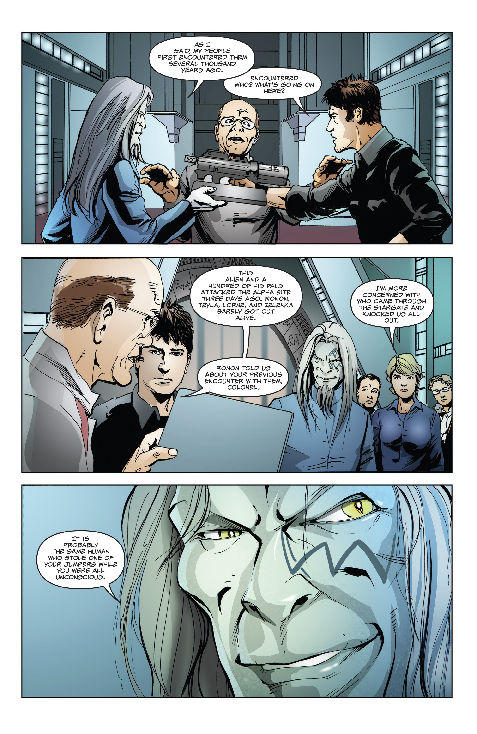Read online Stargate Atlantis Back to Pegasus comic -  Issue #3 - 4