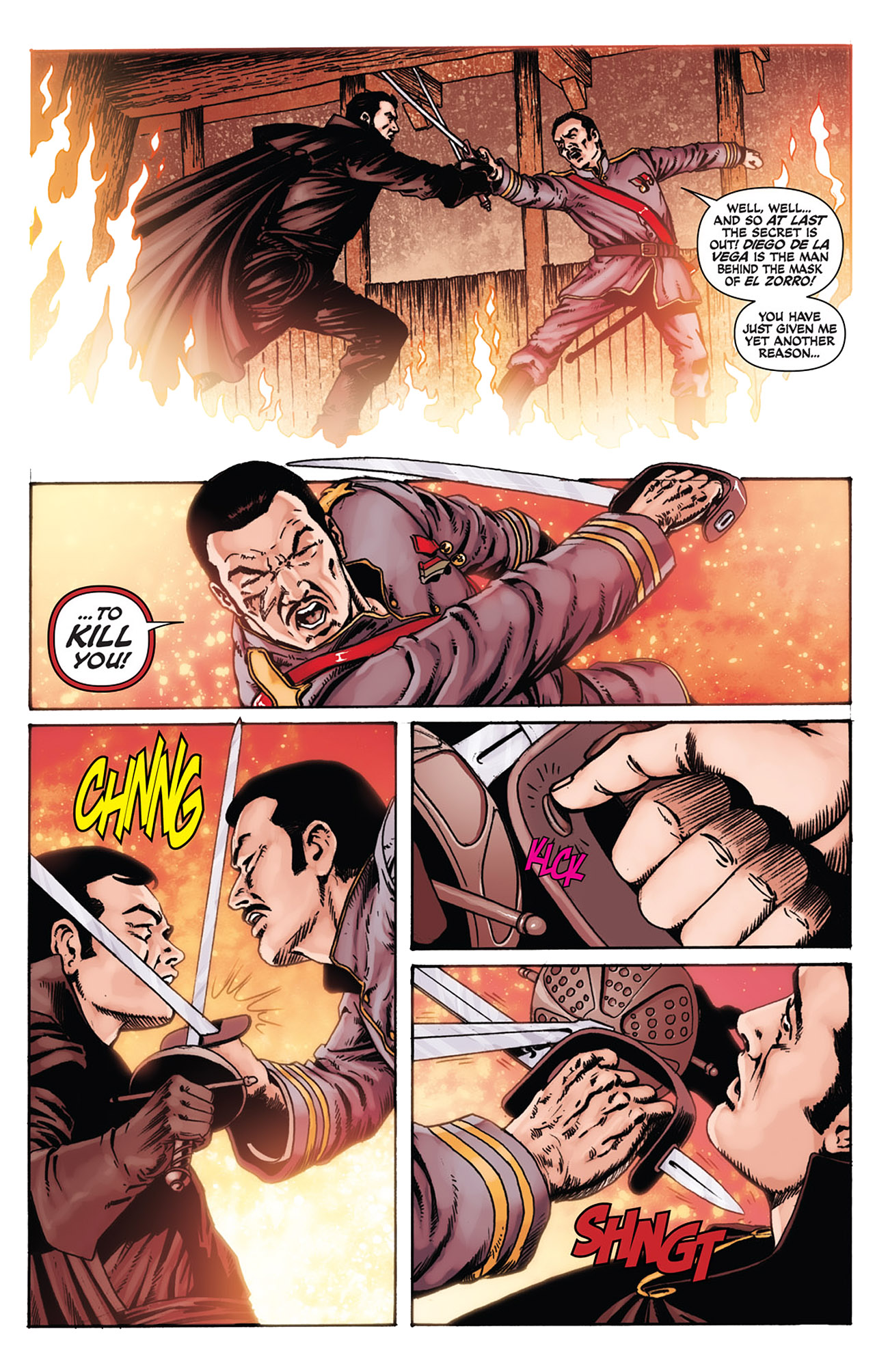 Read online Zorro Rides Again comic -  Issue #6 - 6