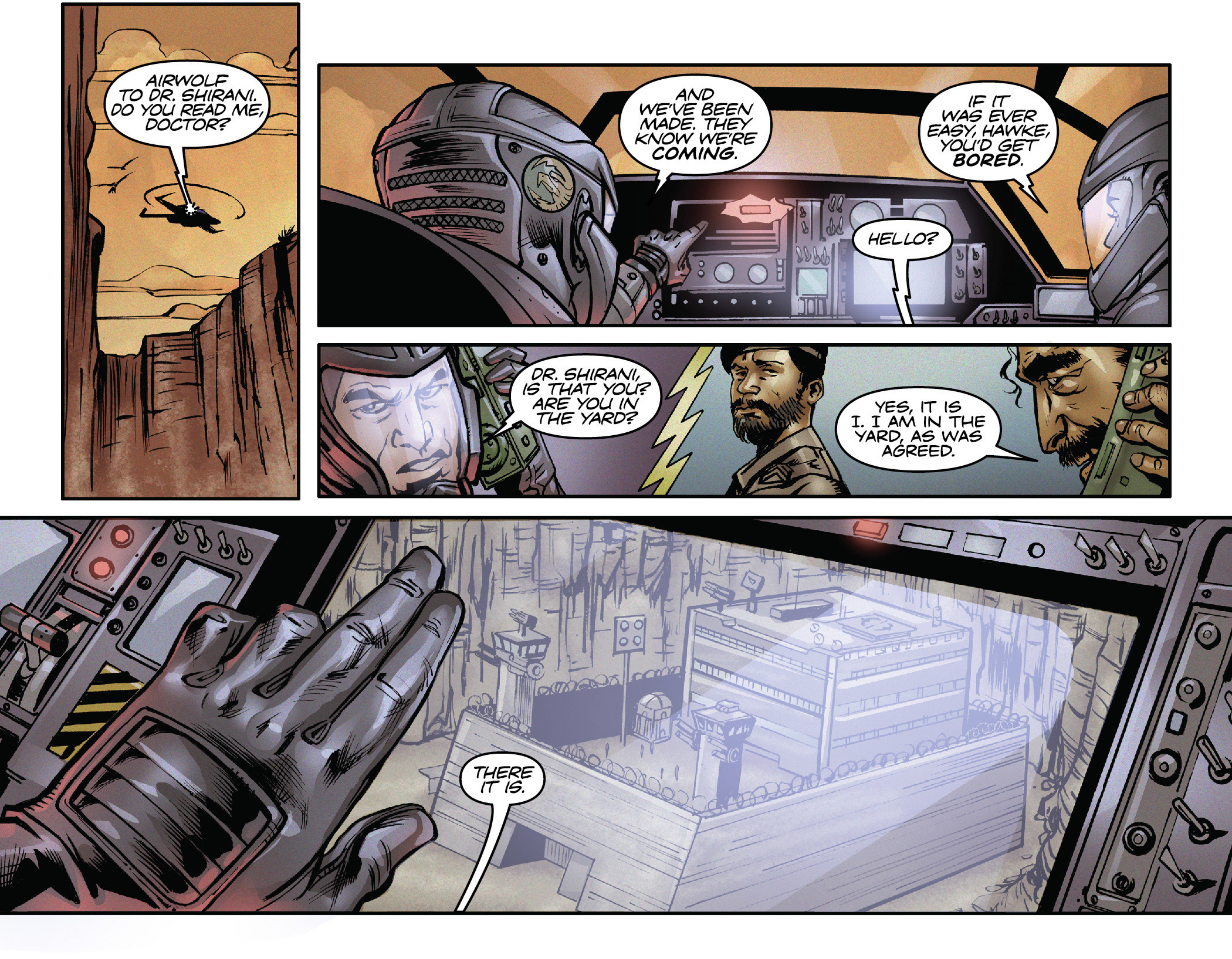 Read online Airwolf Airstrikes comic -  Issue #1 - 12