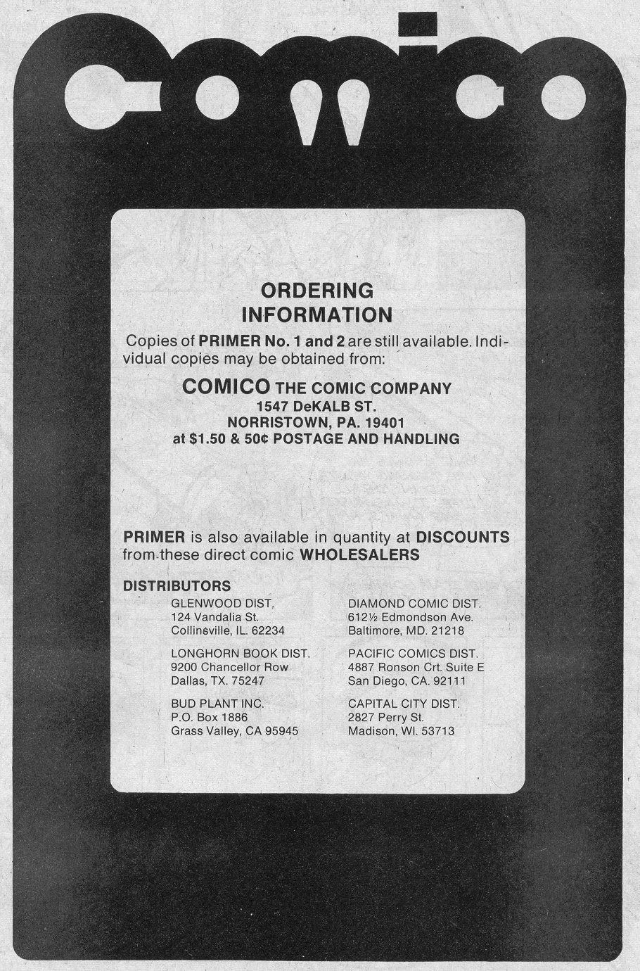 Read online Comico Primer comic -  Issue #2 - 22