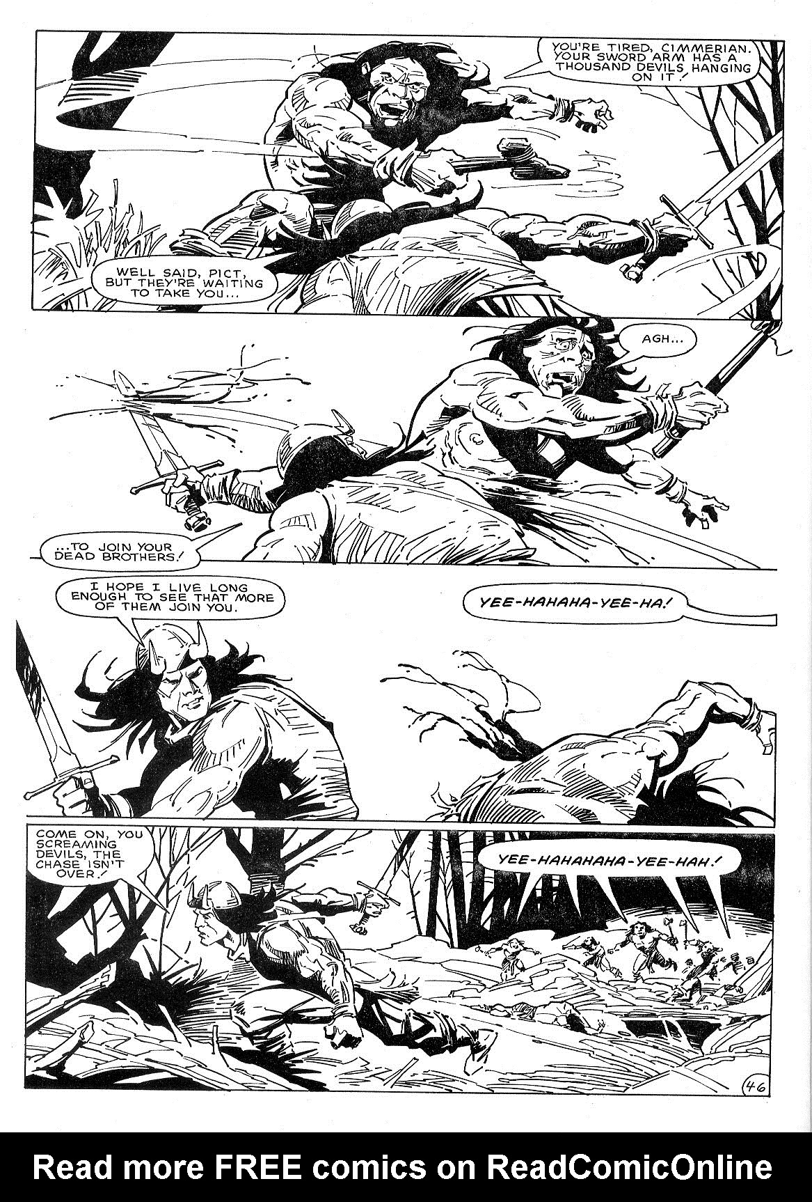 Read online The Savage Sword Of Conan comic -  Issue #143 - 52