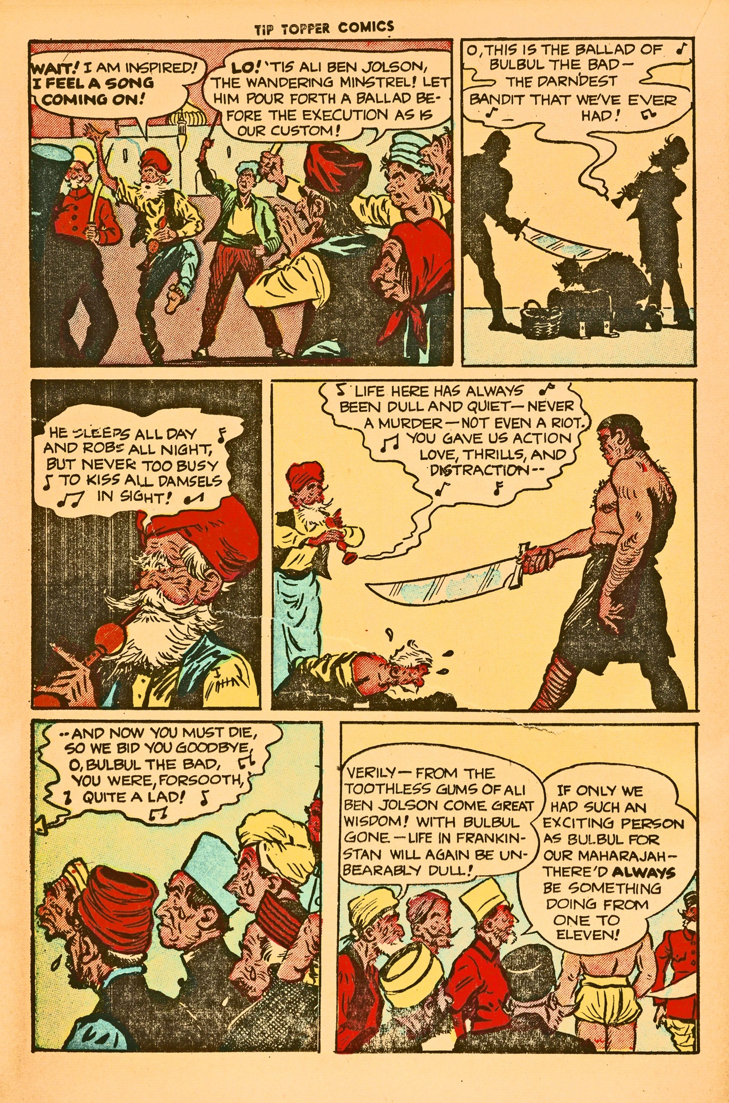 Read online Tip Topper Comics comic -  Issue #1 - 34
