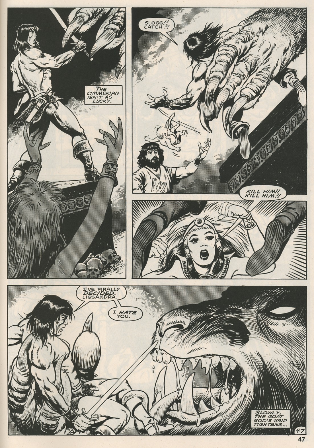 Read online The Savage Sword Of Conan comic -  Issue #125 - 47