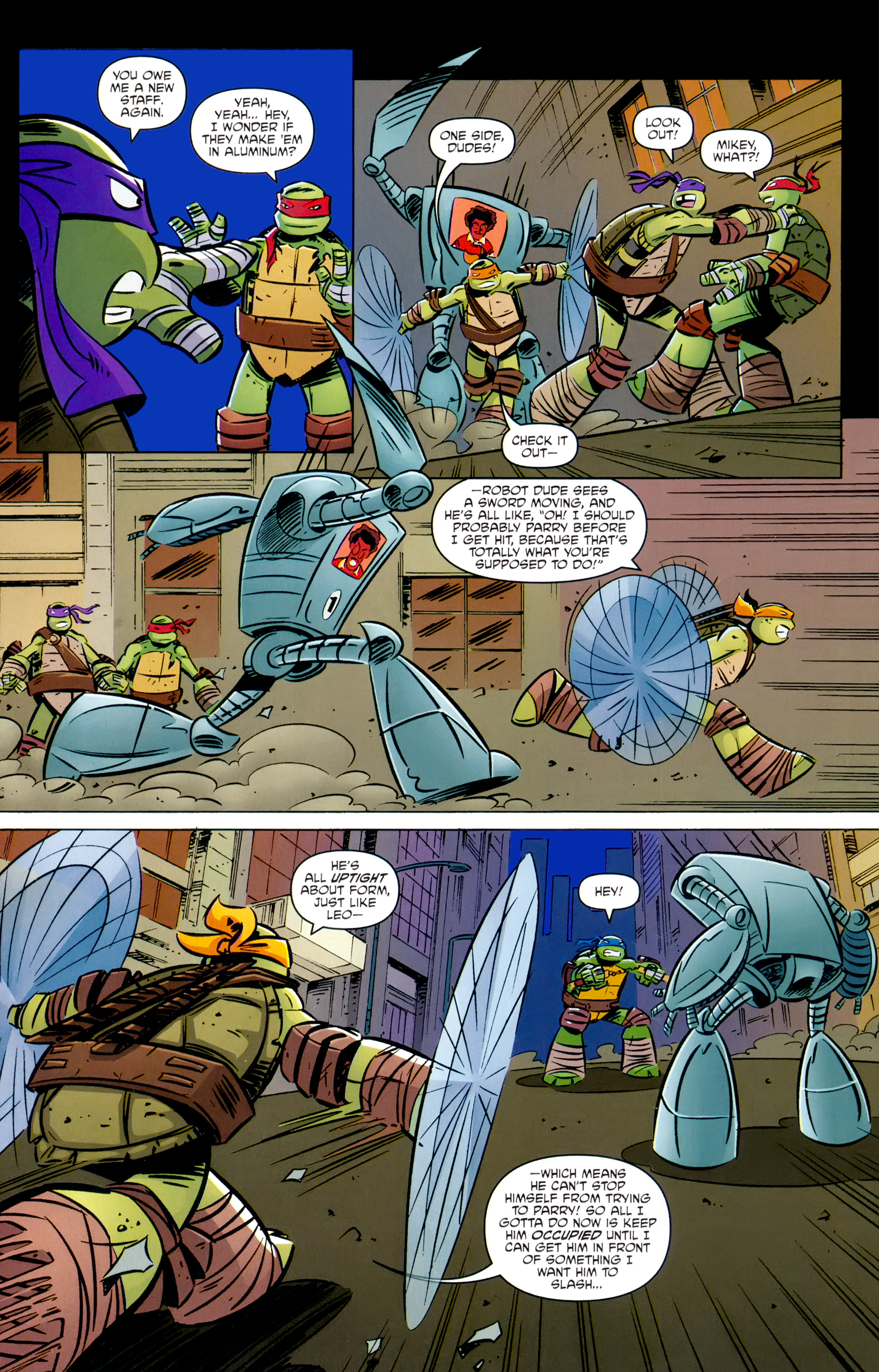Read online Teenage Mutant Ninja Turtles New Animated Adventures Free Comic Book Day comic -  Issue # Full - 20