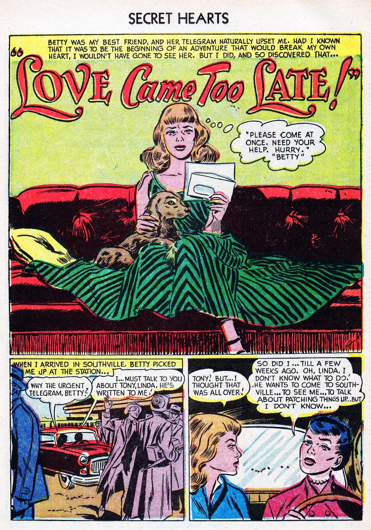 Read online Secret Hearts comic -  Issue #16 - 17