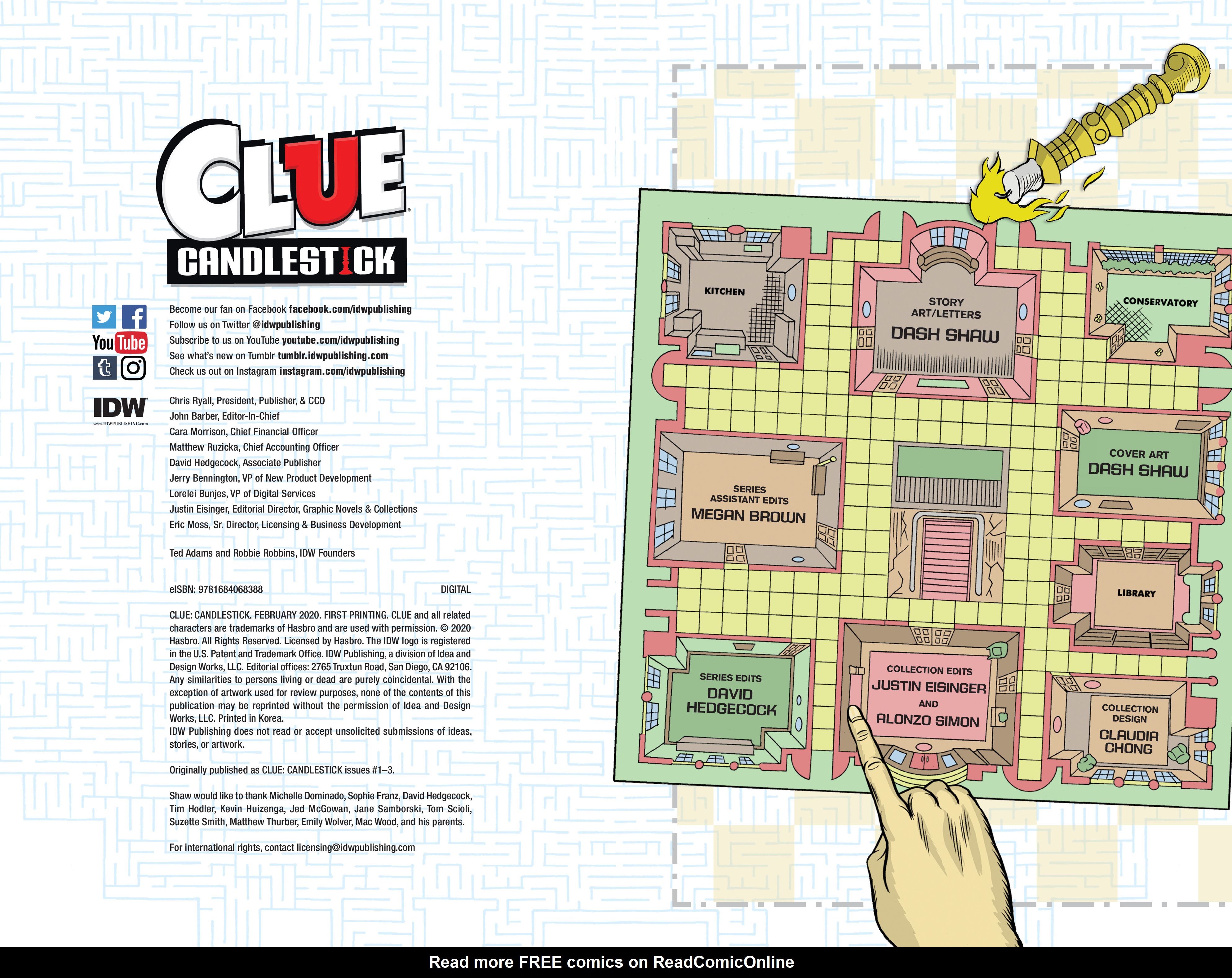 Read online Clue: Candlestick comic -  Issue # _TPB - 4