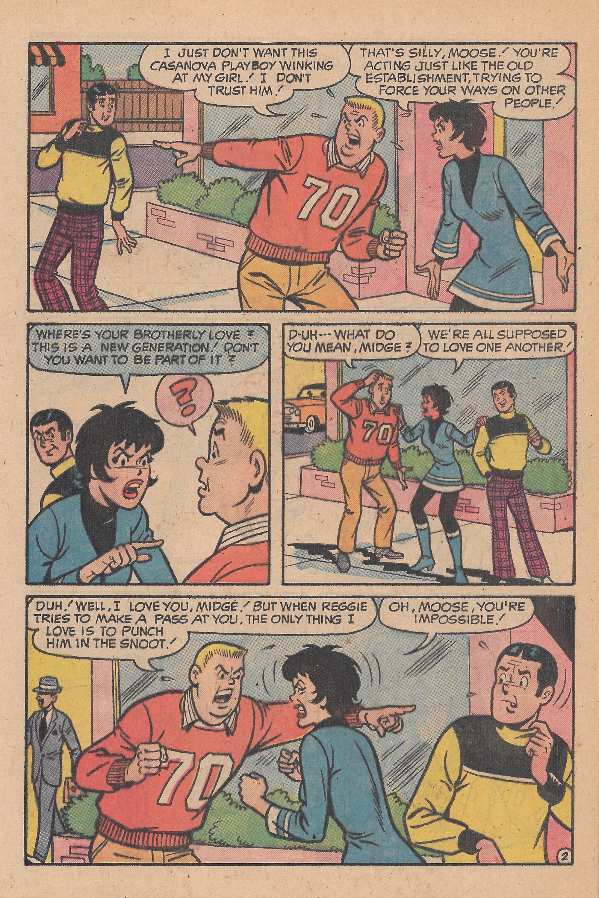 Read online Archie's TV Laugh-Out comic -  Issue #18 - 21