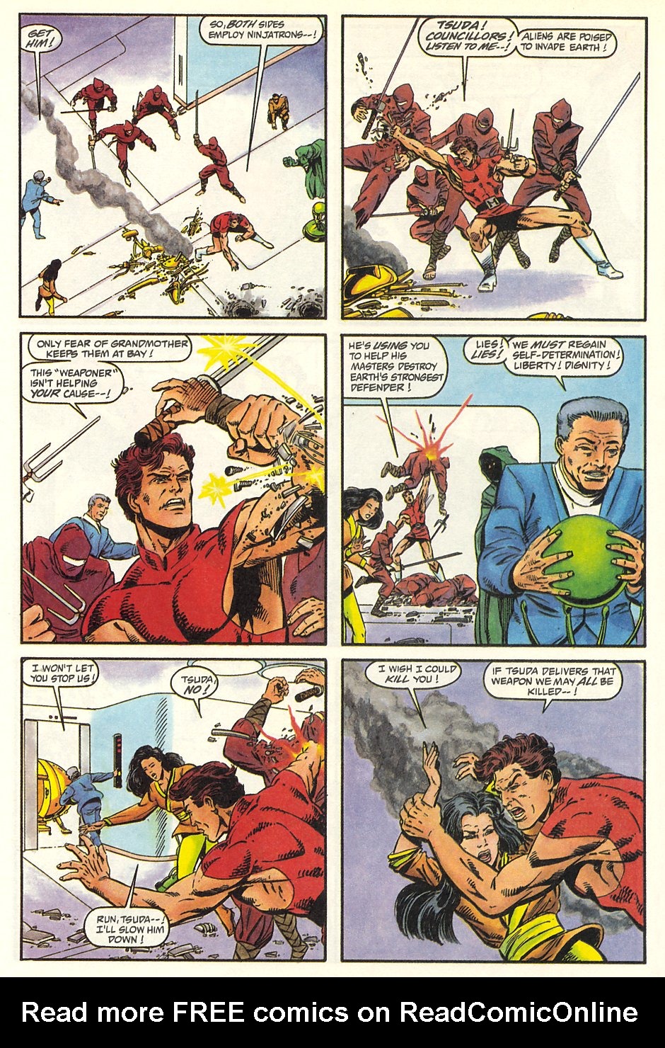 Read online Magnus Robot Fighter (1991) comic -  Issue #6 - 14