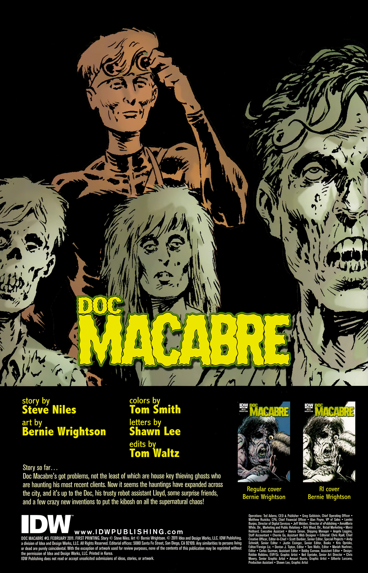 Read online Doc Macabre comic -  Issue #3 - 2