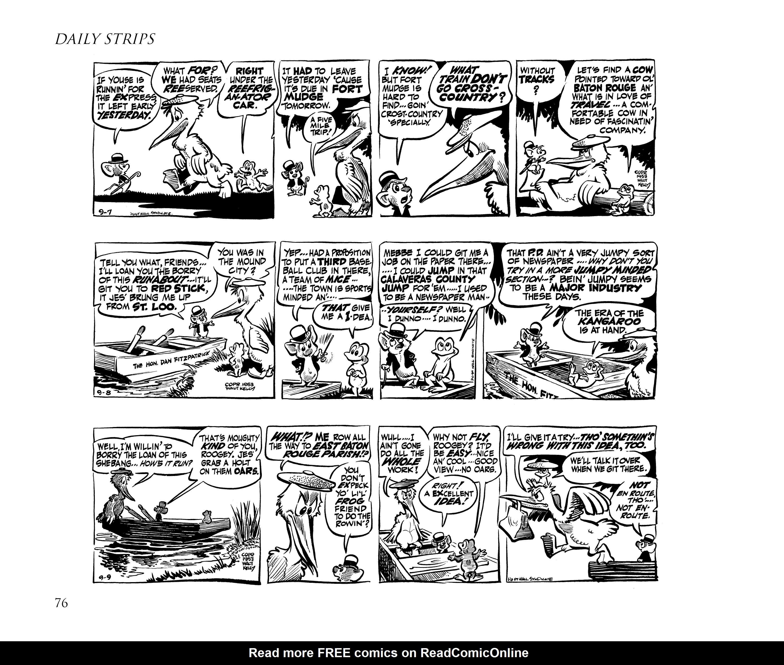 Read online Pogo by Walt Kelly: The Complete Syndicated Comic Strips comic -  Issue # TPB 3 (Part 1) - 88