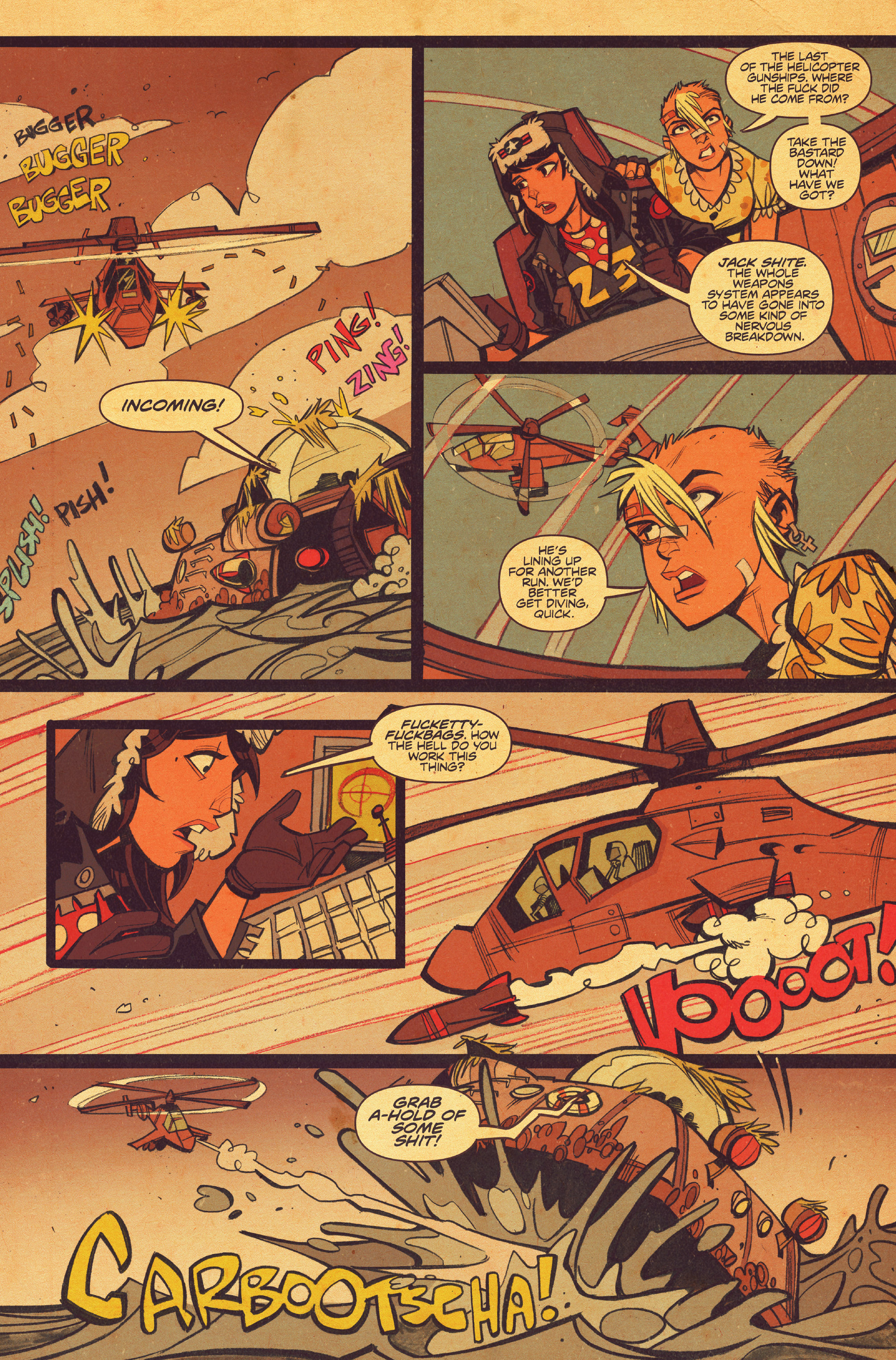 Read online Tank Girl: Gold comic -  Issue #1 - 4